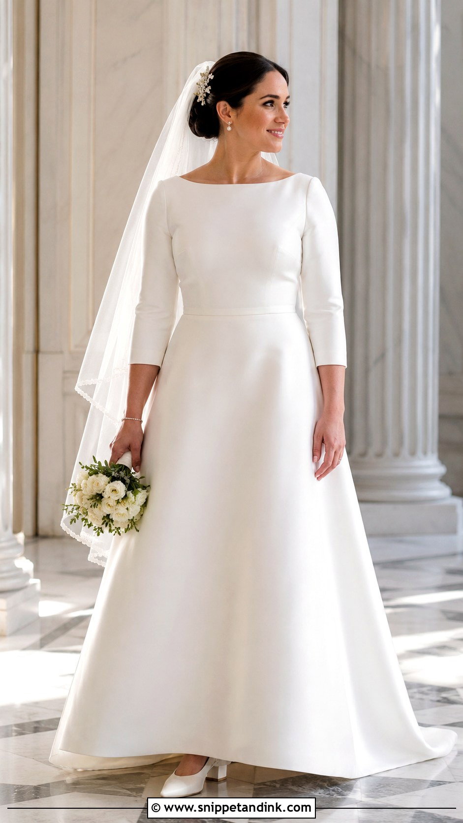 A Line Meghan Wedding Dress - Snippet and Ink - 20 Meghan Wedding Dress Ideas