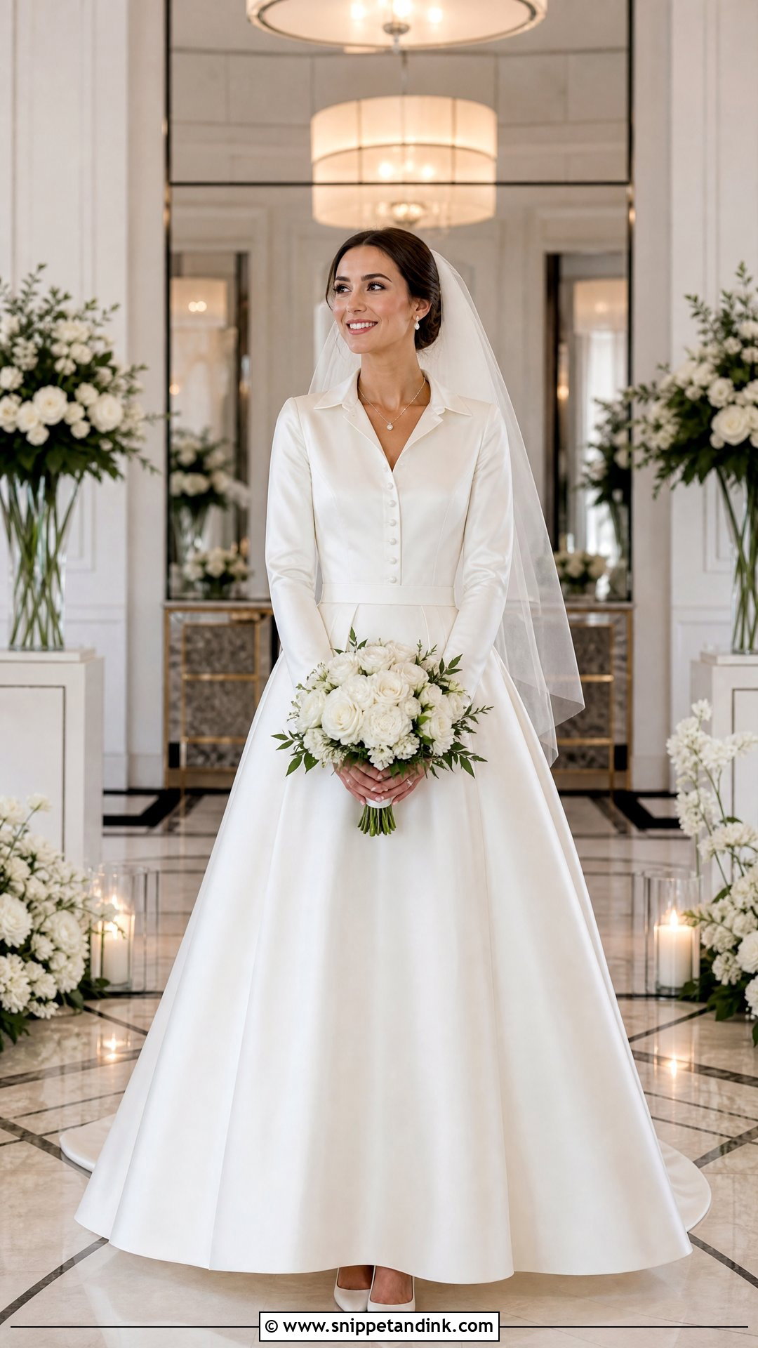 A Line Shirt Wedding Dress - Snippet and Ink - 20 Shirt Wedding Dress Ideas