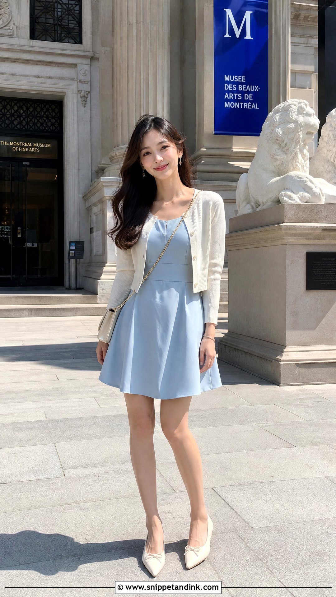 A Line Short Gown With Ballet Flats - Snippet and Ink - 20 Short Gowns Dresses