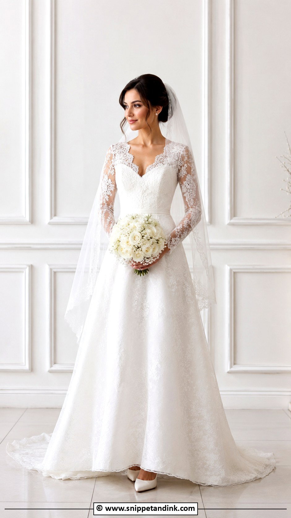 A Line Turkish Wedding Dress - Snippet and Ink - 30 Turkish Wedding Dress Ideas