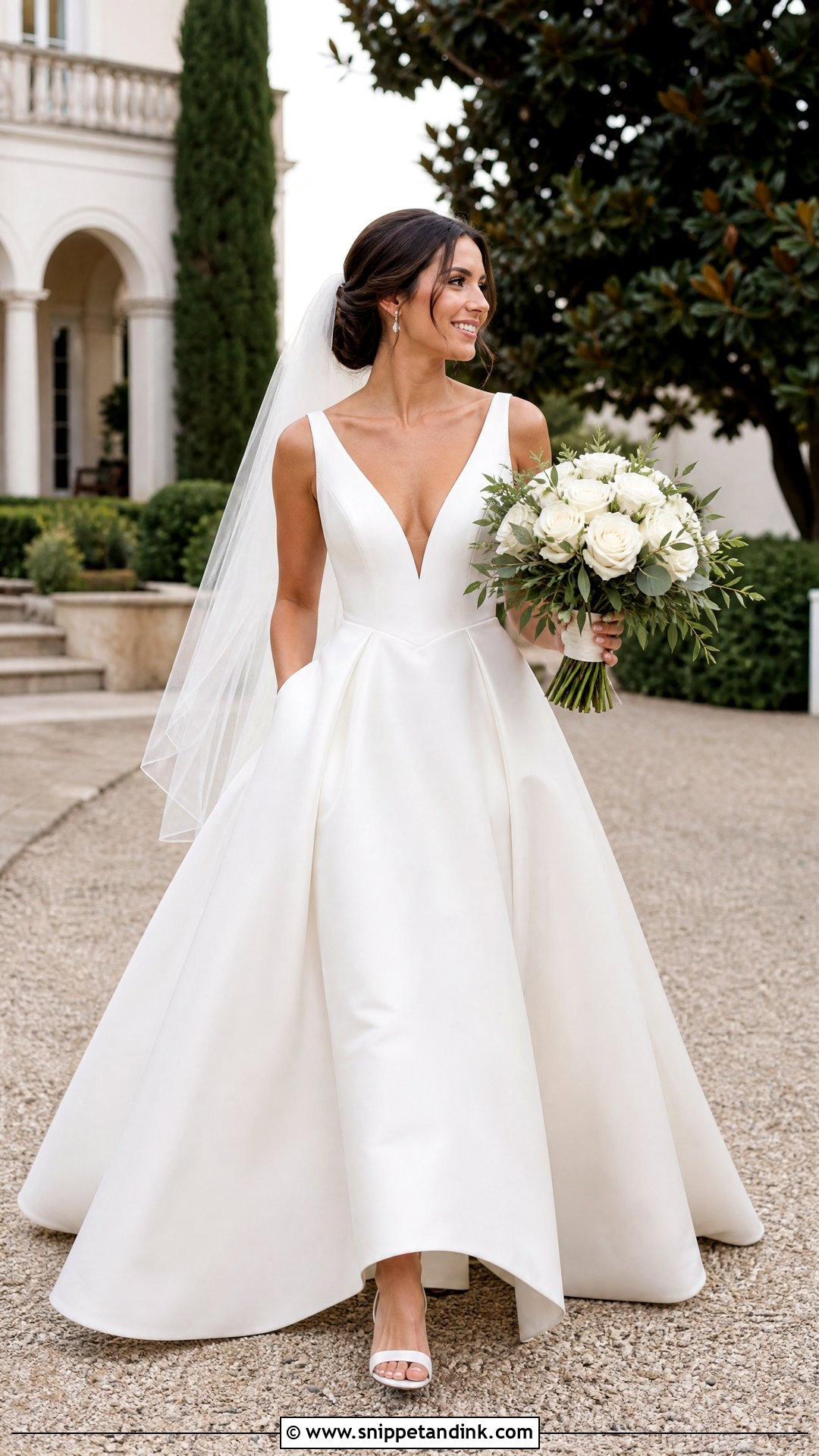 A Line V Waist Wedding Dress - Snippet and Ink - 25 V Waist Wedding Dress Ideas