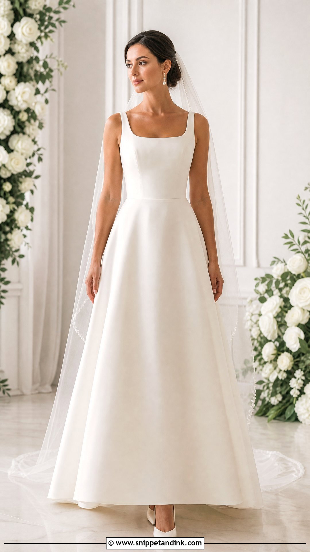 A Line Wedding Dress - Snippet and Ink - 25 Different Wedding Dresses