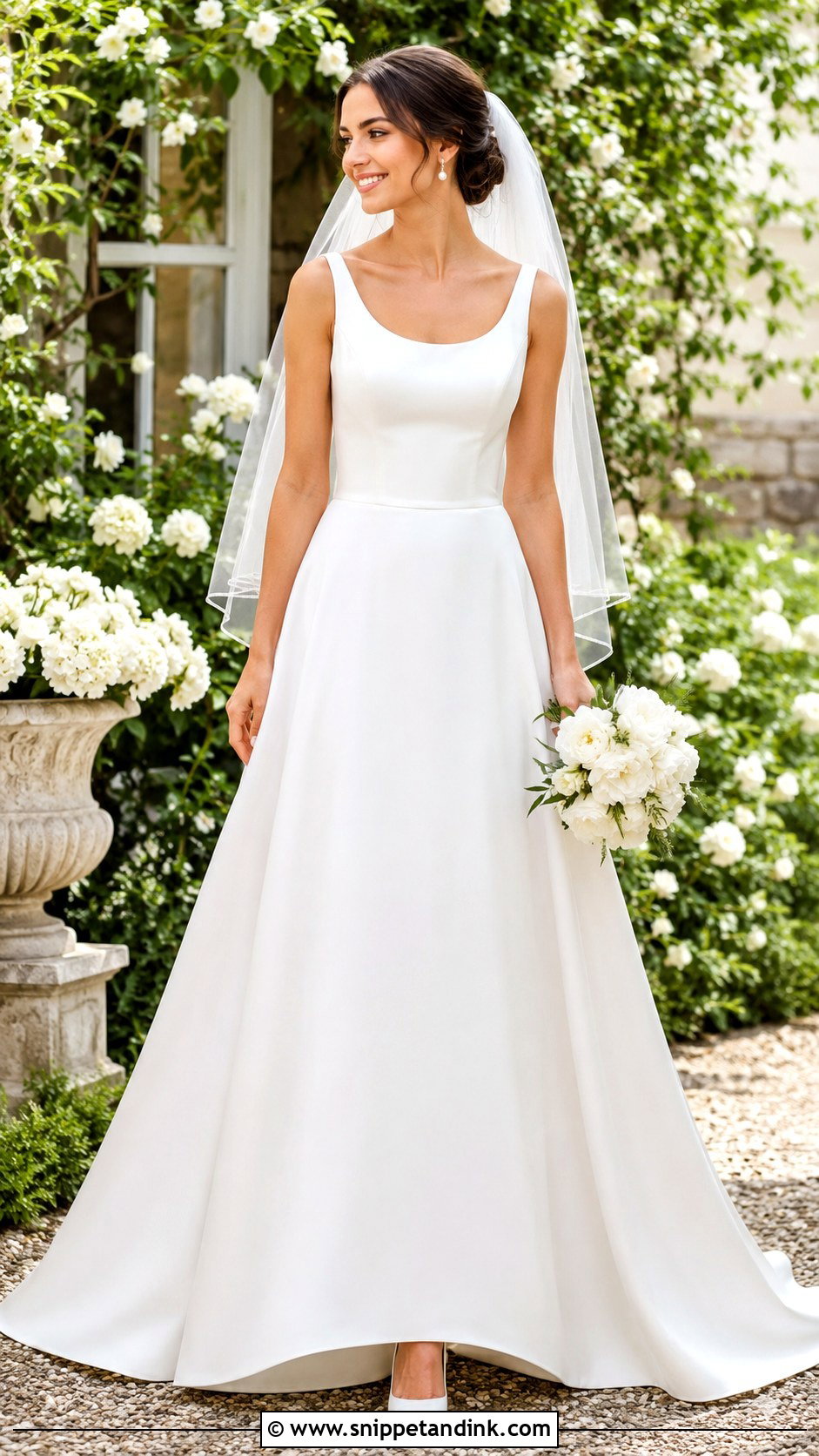 A Line Wedding Dress - Snippet and Ink - 25 Simple Classy Wedding Dress Ideas