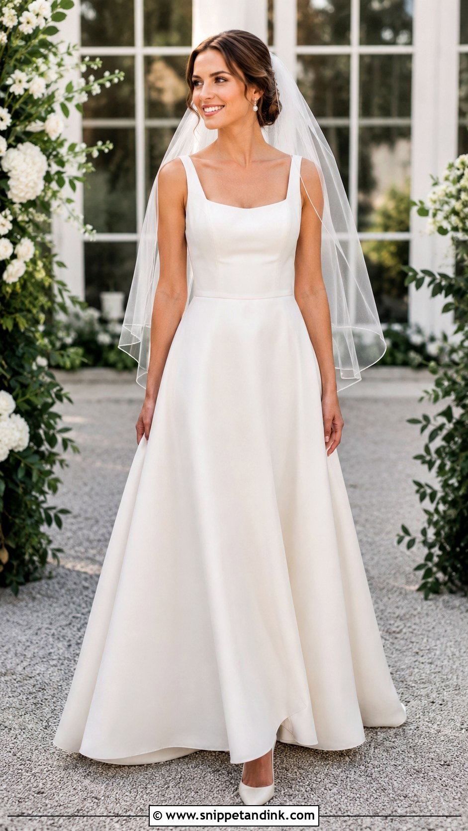 A Line Wedding Dress - Snippet and Ink - 30 Stunning Wedding Dresses