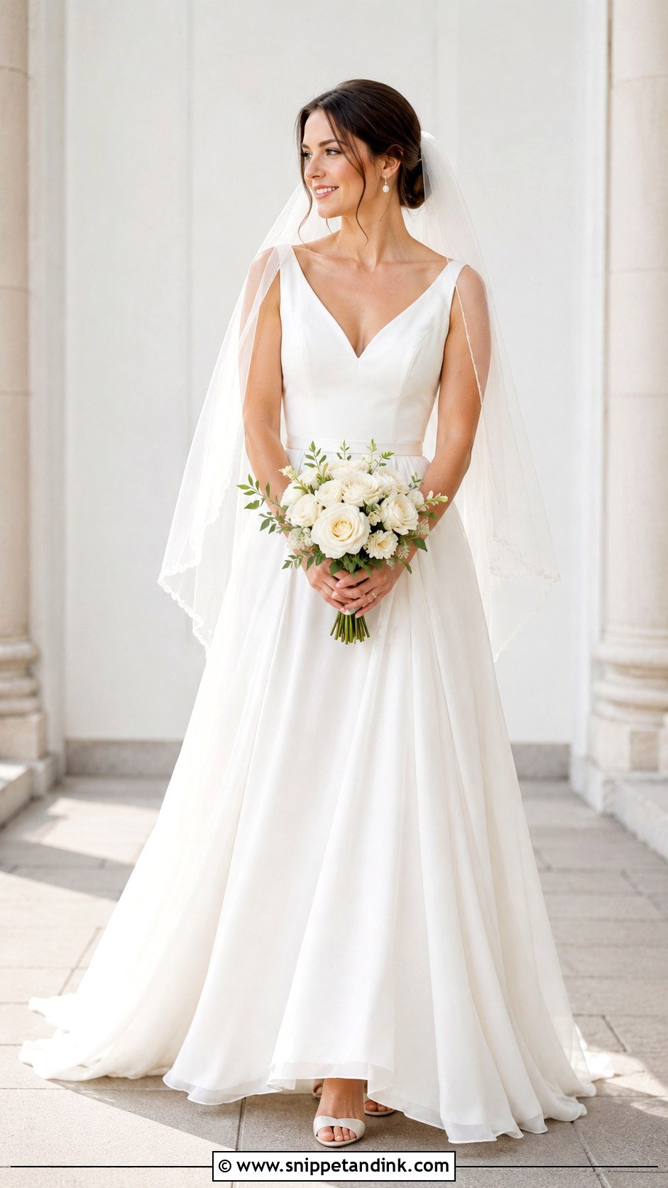 A Line Wedding Dress - Snippet and Ink - 30 Wedding Dresses Aesthetic