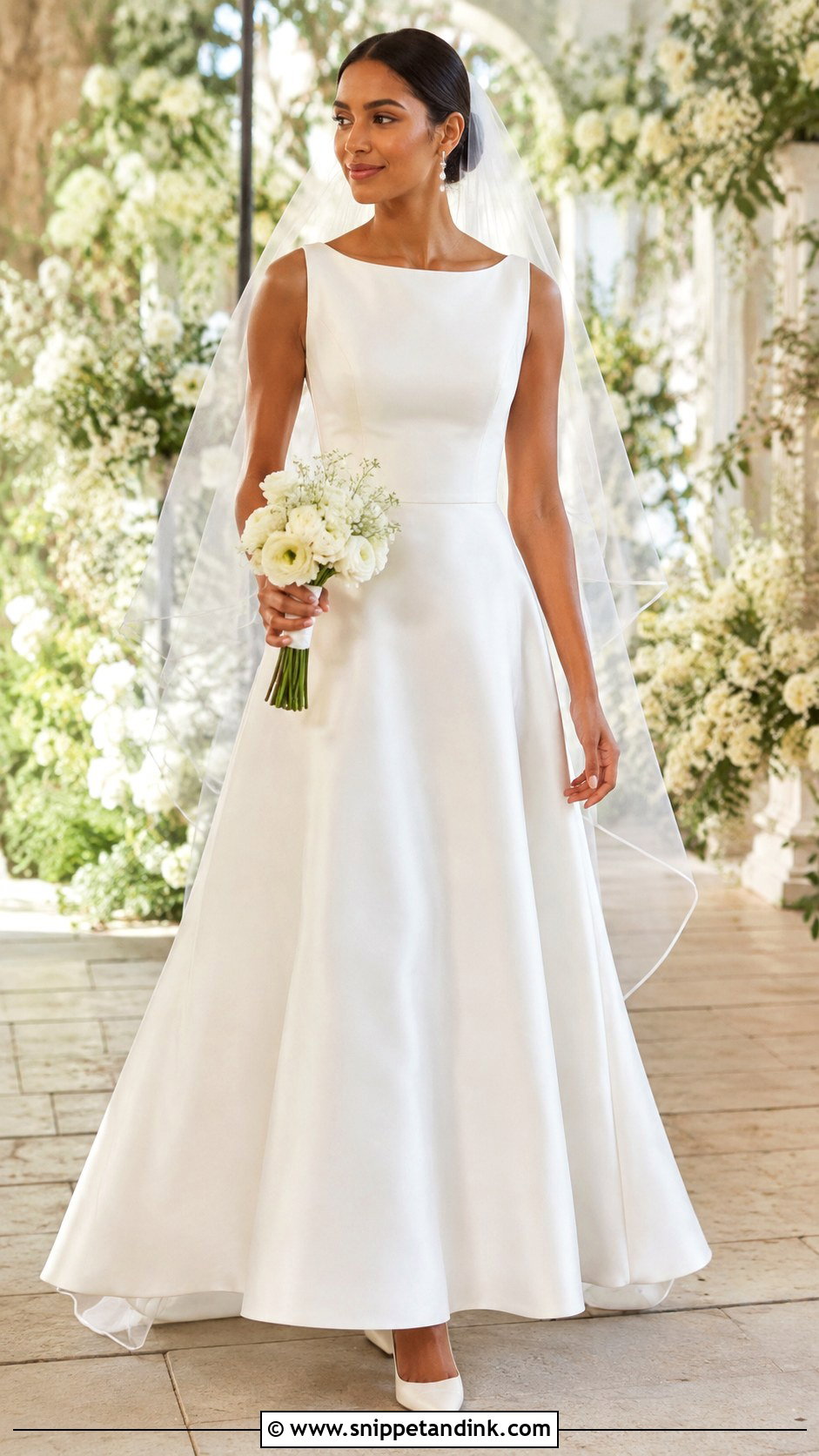 A Line Wedding Dress - Snippet and Ink - 20 Best Lady Wedding Dress Styles