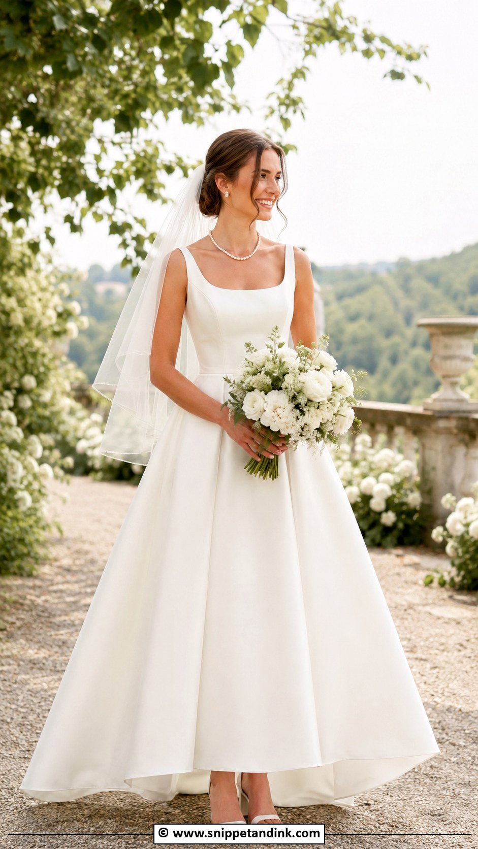 A Line Wedding Dress - Snippet and Ink - 30 Bridal Dress Fashion Ideas