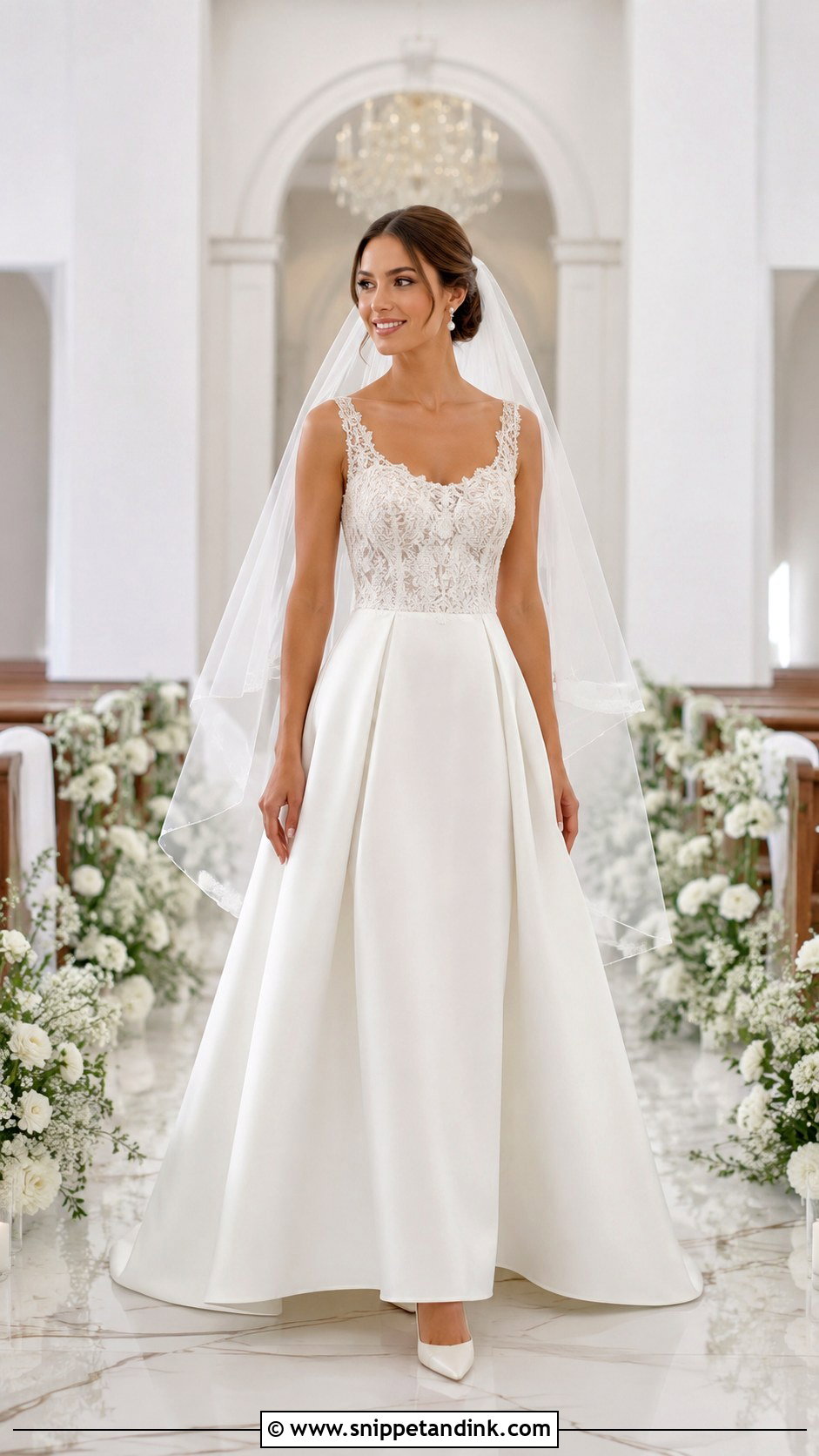 A Line Wedding Dress - Snippet and Ink - 20 Wedding Dress Silhouette Ideas