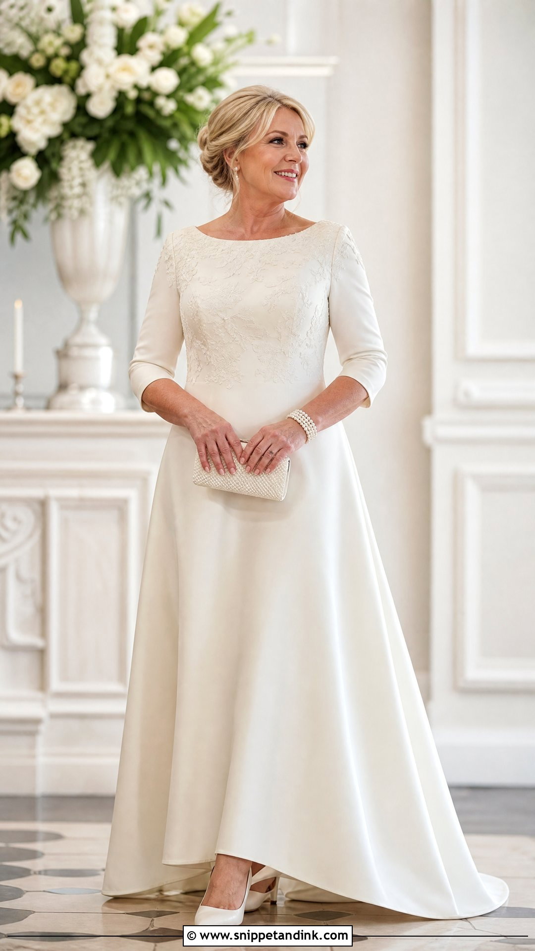 A Line Wedding Dress - Snippet and Ink - 25 Over 50 Bride Wedding Dresses
