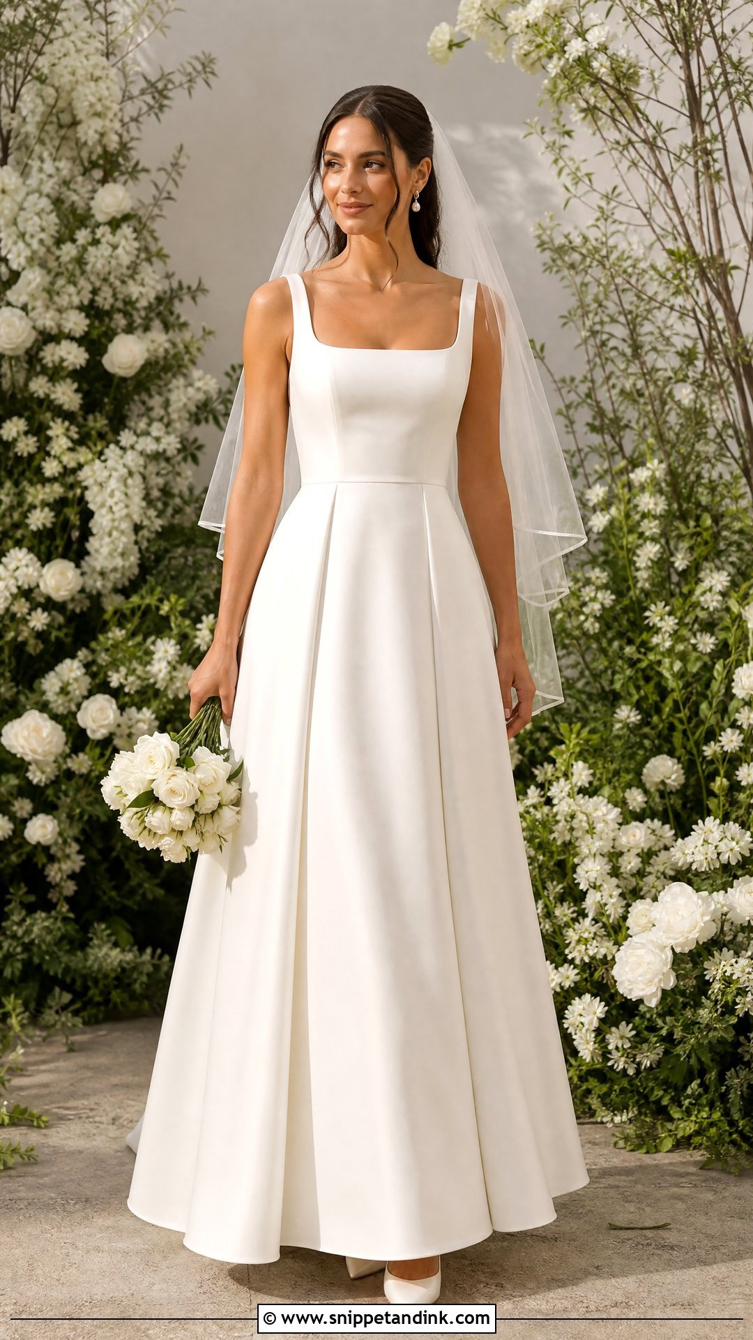 A Line Wedding Dress - Snippet and Ink - 25 Wedding Dresses for Women