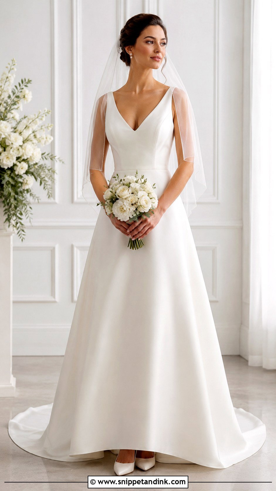 A Line Wedding Dress - Snippet and Ink - 25 Women Wedding Dress Ideas