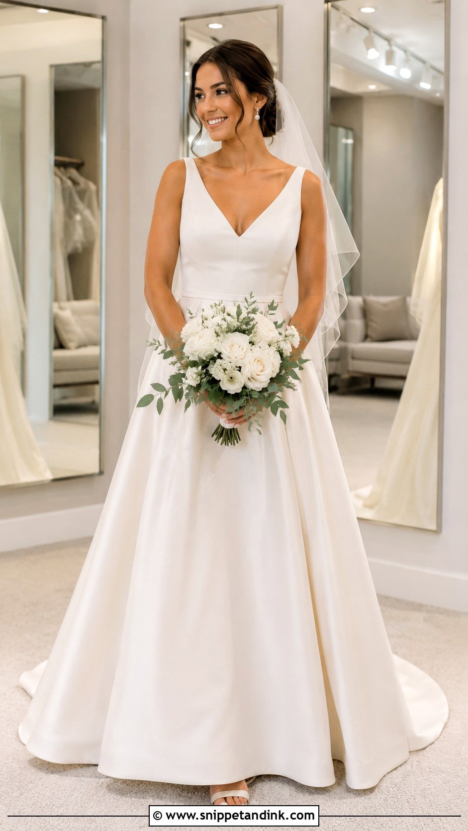 A Line Wedding Dress - Snippet and Ink - 25 Yes to the Dress Ideas