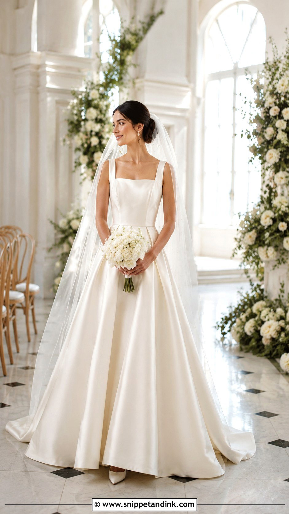 A Line Wedding Dress - Snippet and Ink - 20 Flattering Wedding Dress Ideas