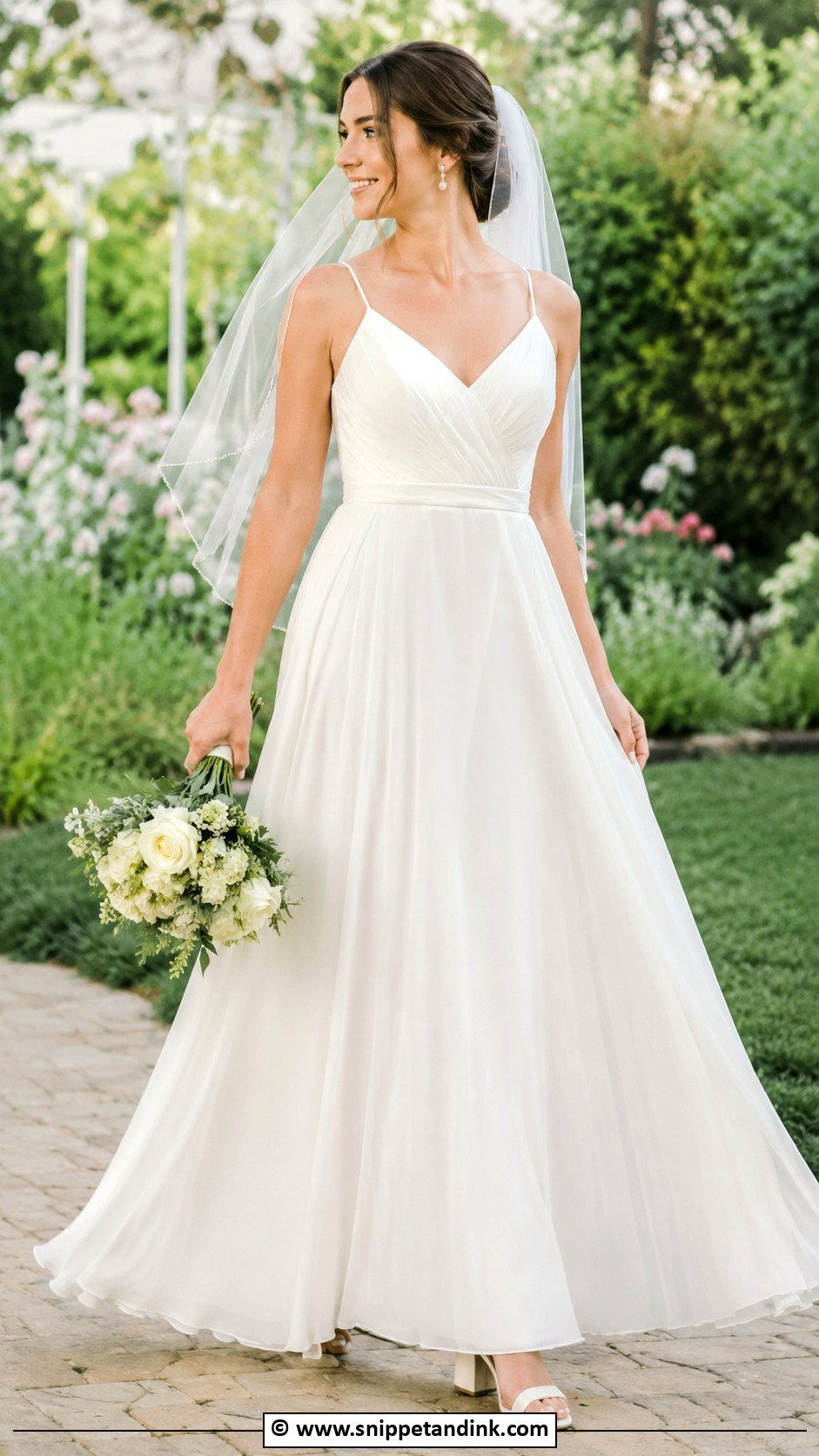 A Line Wedding Dress - Snippet and Ink - 35 Wedding Dress Ideas