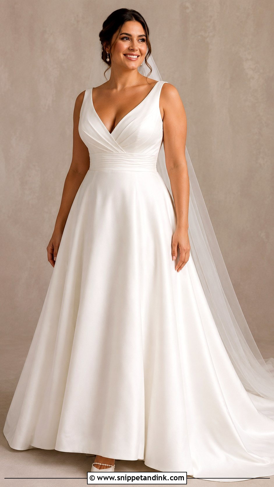 A Line Wedding Dress For Big Bust - Snippet and Ink - 25 Big Bust Wedding Dress Ideas