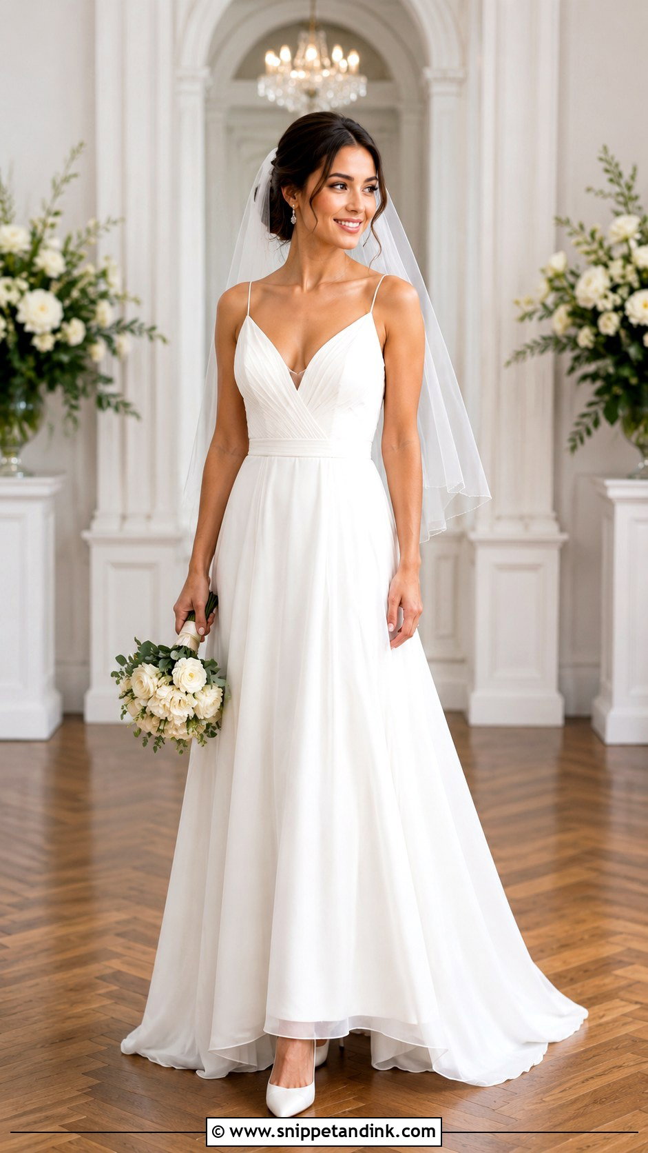 A Line Wedding Dress For Petite Women - Snippet and Ink - 25 Wedding Dresses for Petite Women