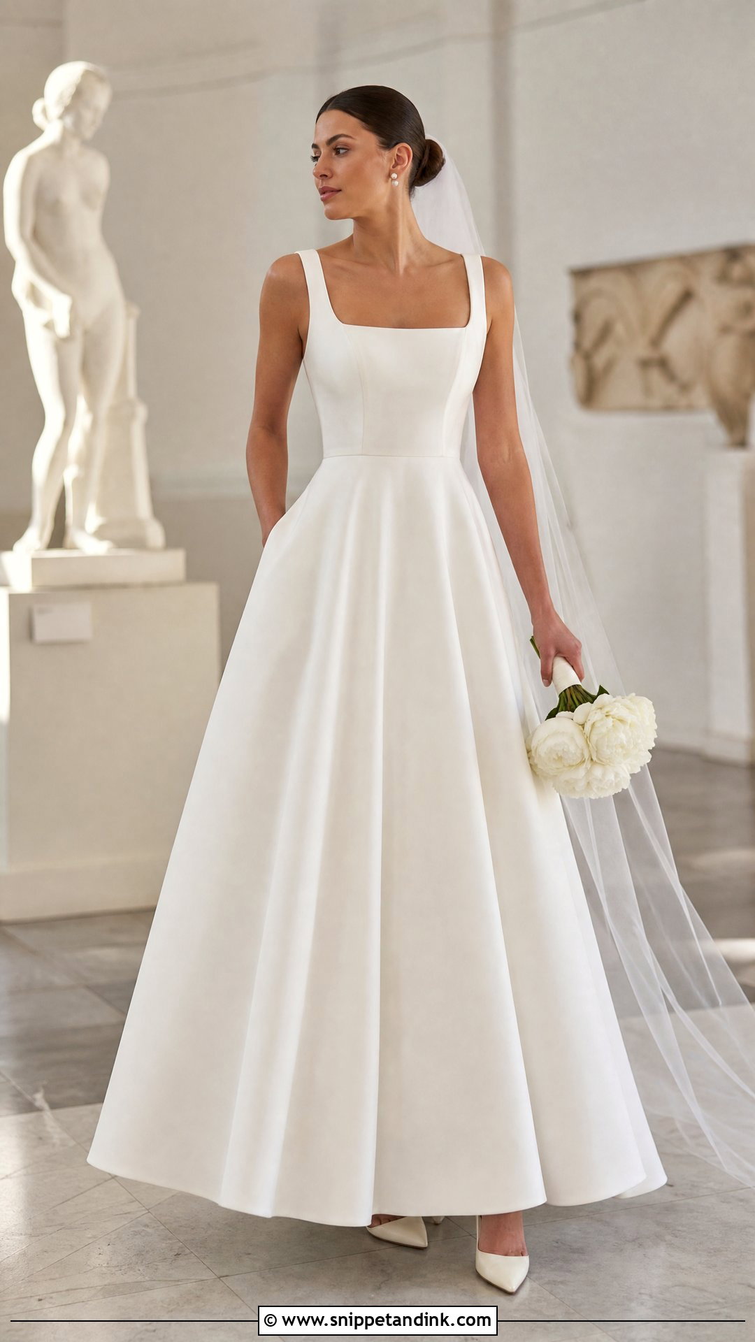 A Line Wedding Dress With Pockets - Snippet and Ink - 20 Simple Aline Wedding Dress Ideas