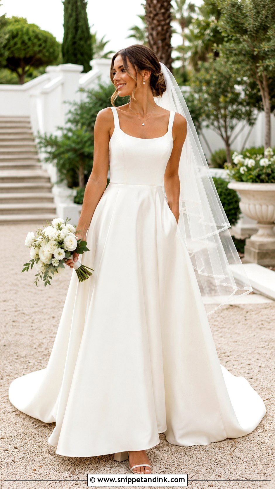 A Line Wedding Dress with Pockets - Snippet and Ink - 20 Wedding Dress with Pockets Ideas