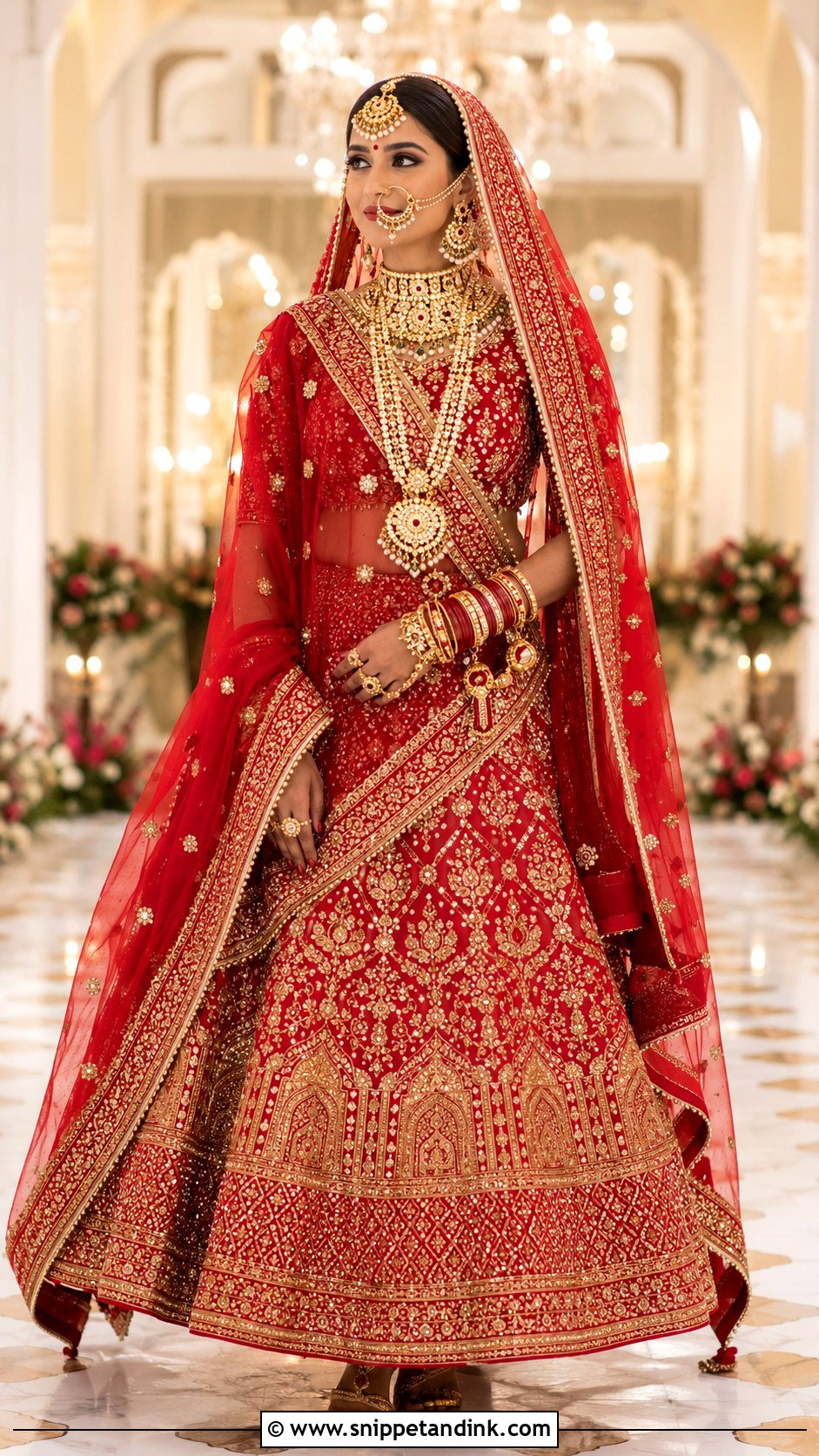 Aad Necklace Marwadi Bride Look - Snippet and Ink - 25 Marwadi Bride Ideas