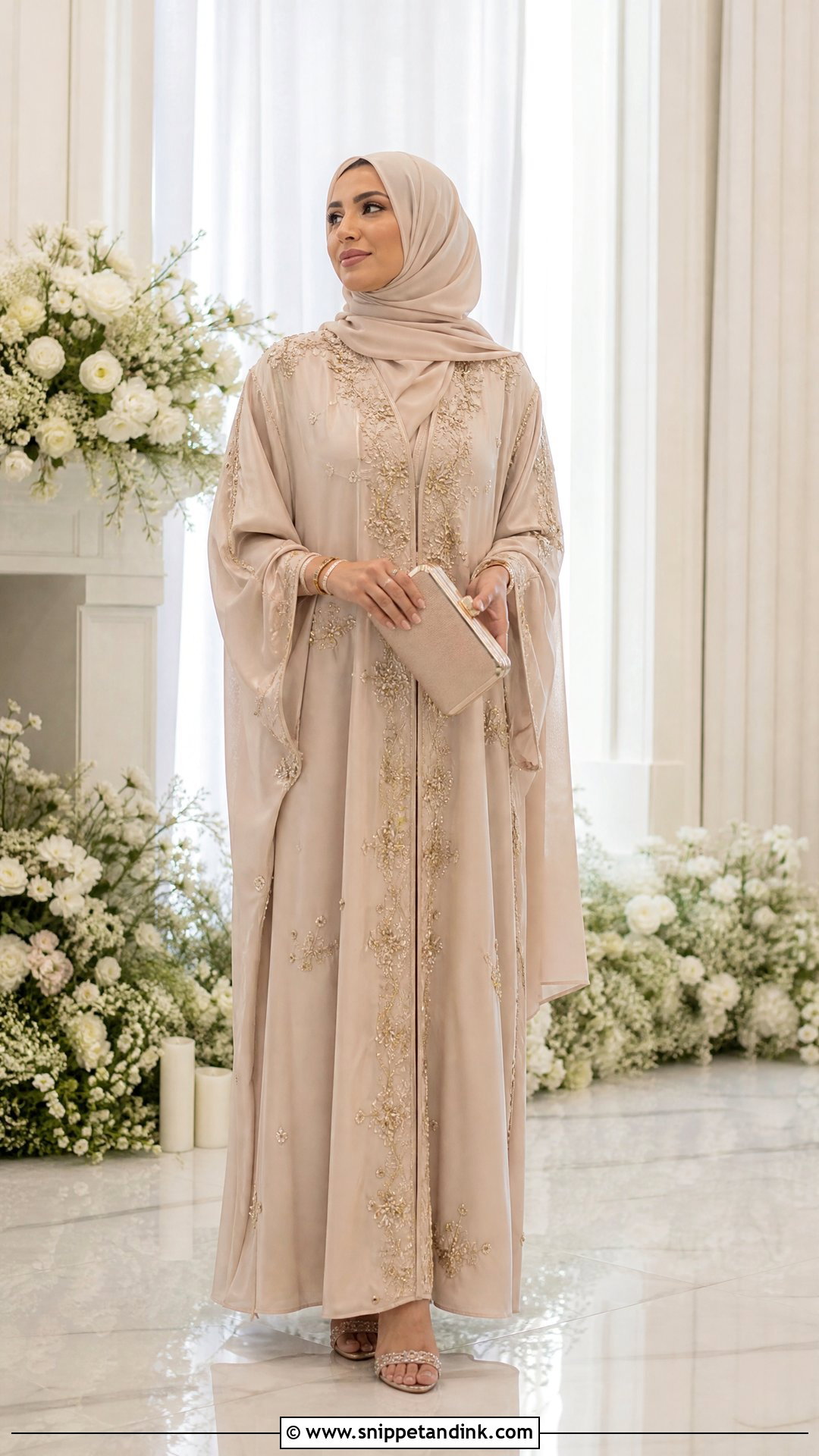 Abaya Hijab Wedding Outfit - Snippet and Ink - 25 Hijab Ideas for Wedding