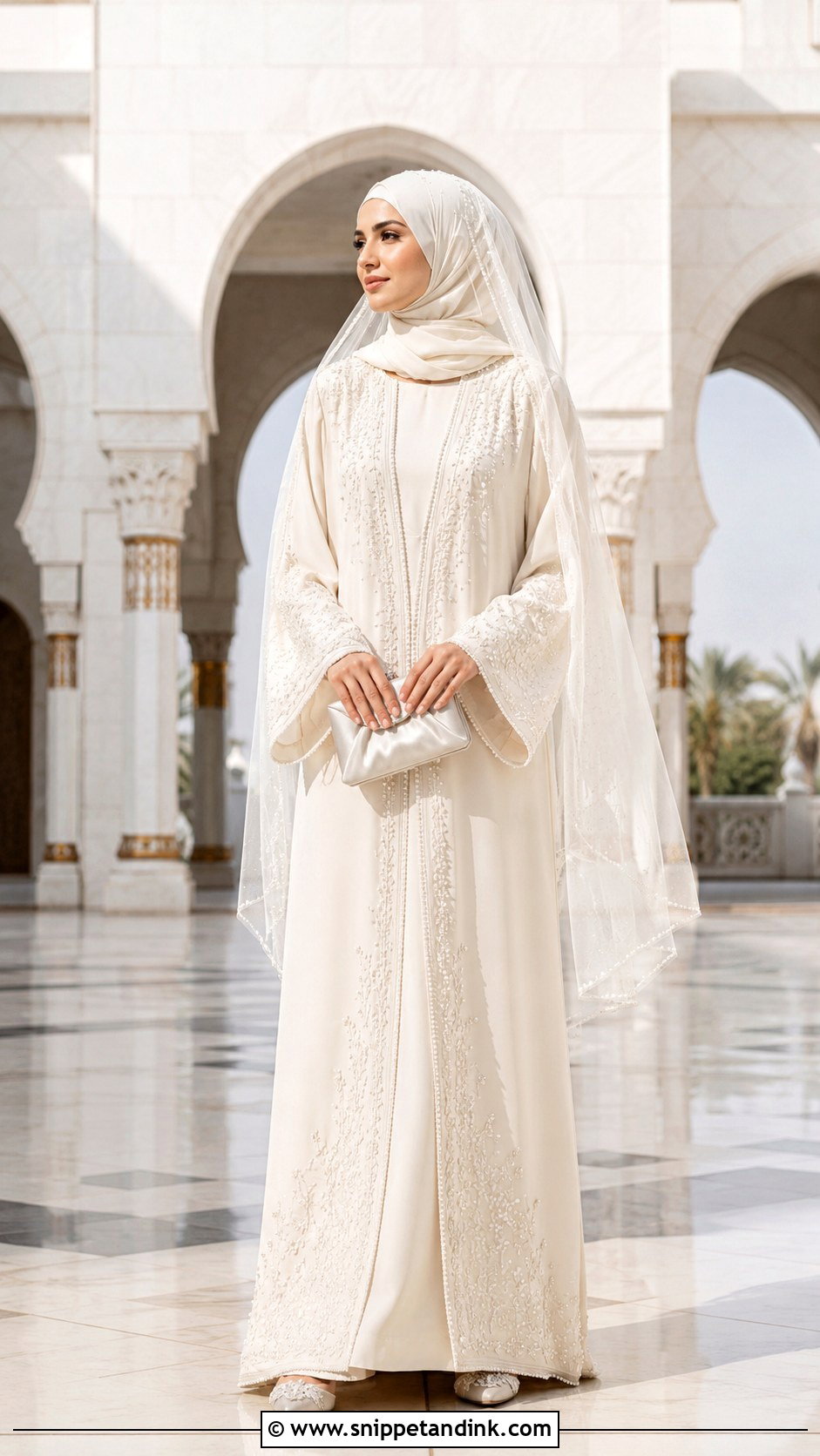 Abaya Muslim Wedding Dress - Snippet and Ink - 20 Islam Wedding Dress Ideas