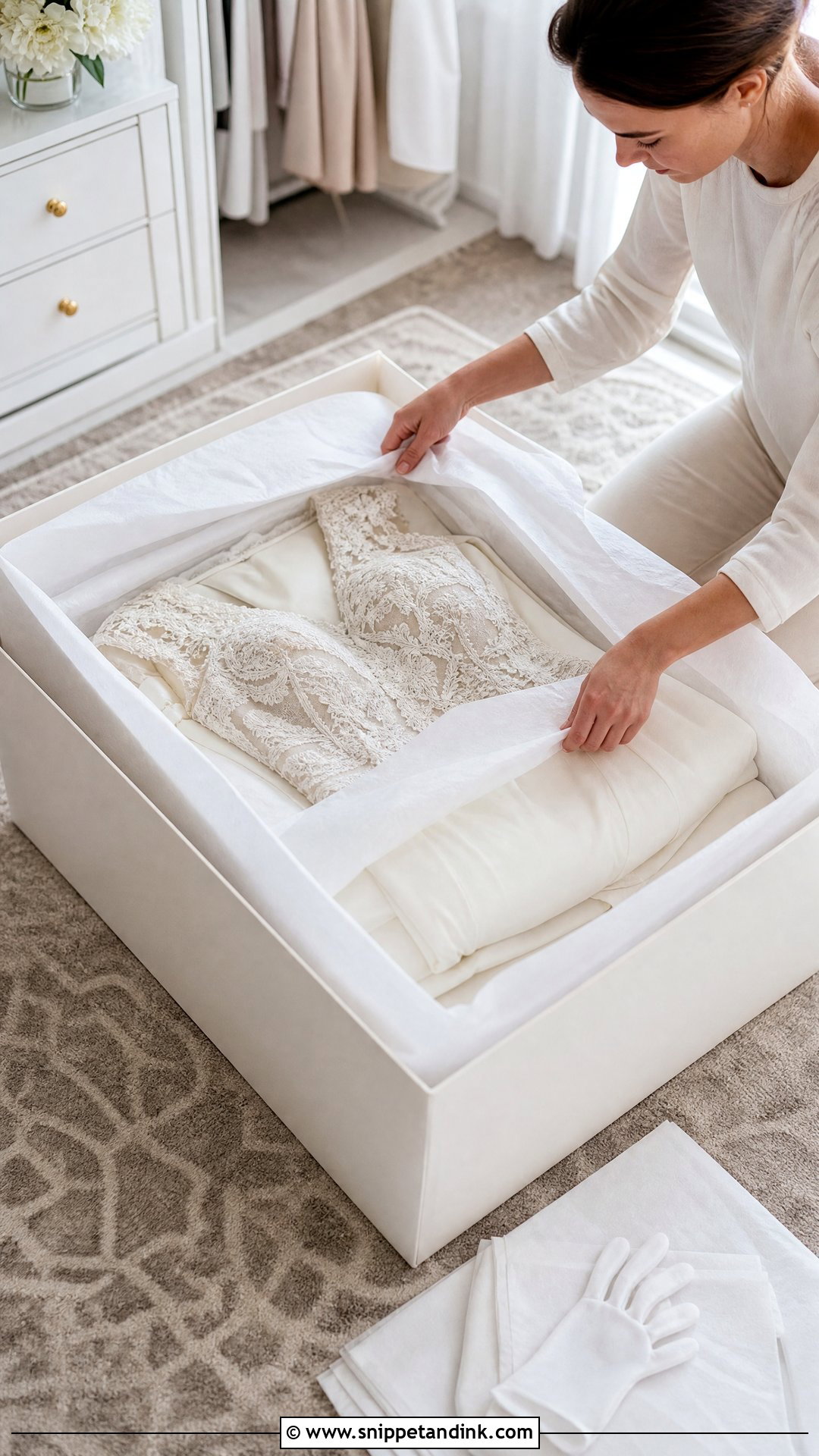 Acid Free Wedding Dress Box - Snippet and Ink - 20 Wedding Dress Box Ideas