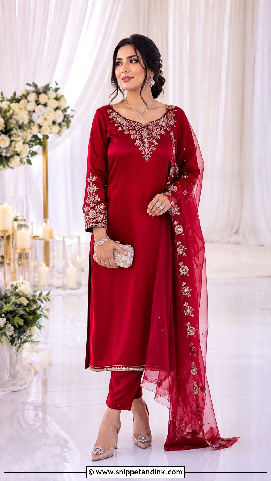 Afghan Satin Wedding Dress - Snippet and Ink - 25 Afghan Wedding Dress Ideas