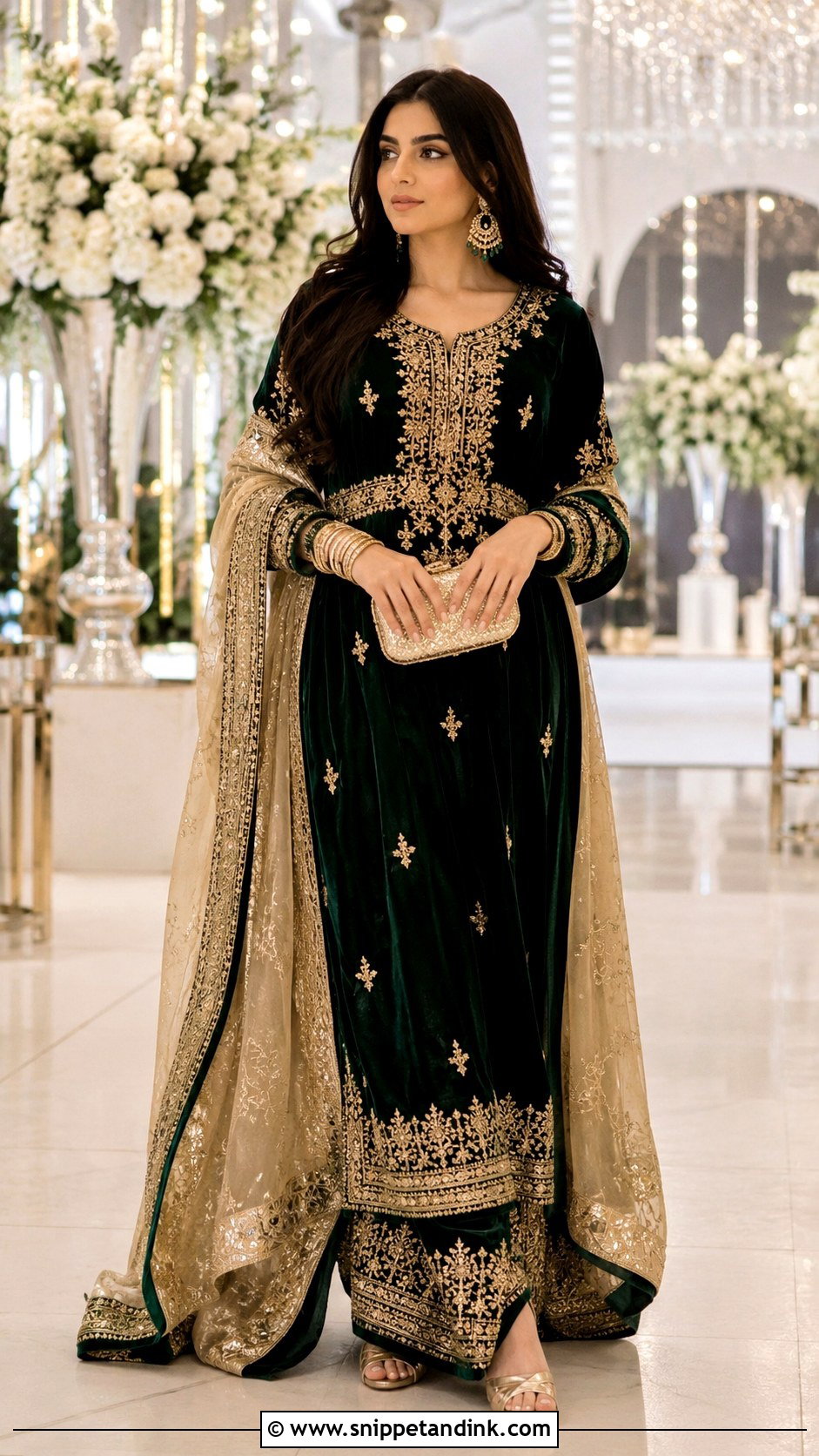 Afghan Velvet Wedding Dress - Snippet and Ink - 25 Afghan Wedding Dress Ideas