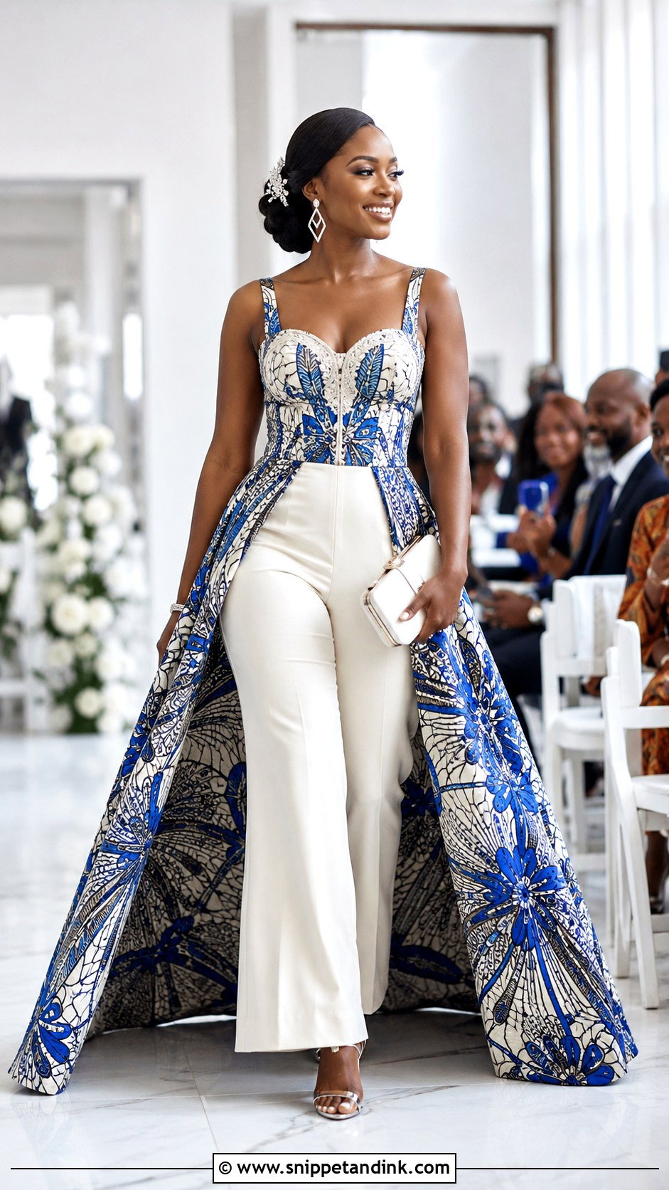 African Print Bridal Jumpsuit - Snippet and Ink - 20 African Bridal Wedding Dress Ideas