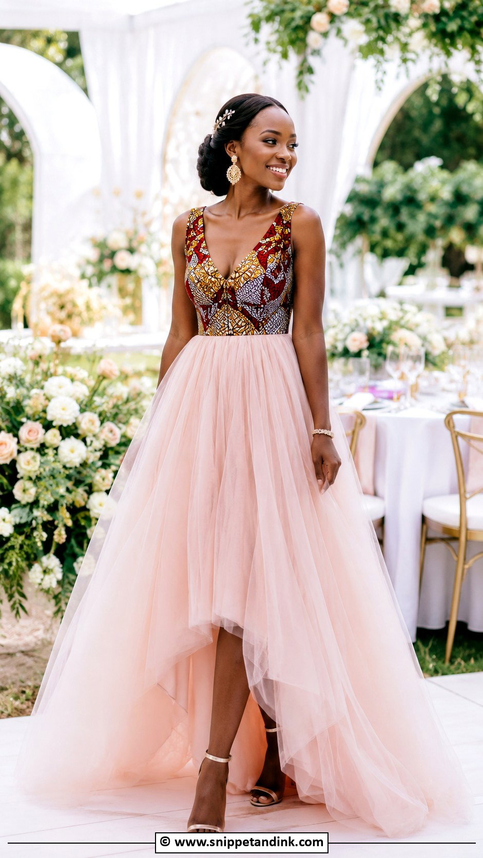 African Wedding Dress With Tulle Skirt - Snippet and Ink - 30 African Wedding Dress Ideas