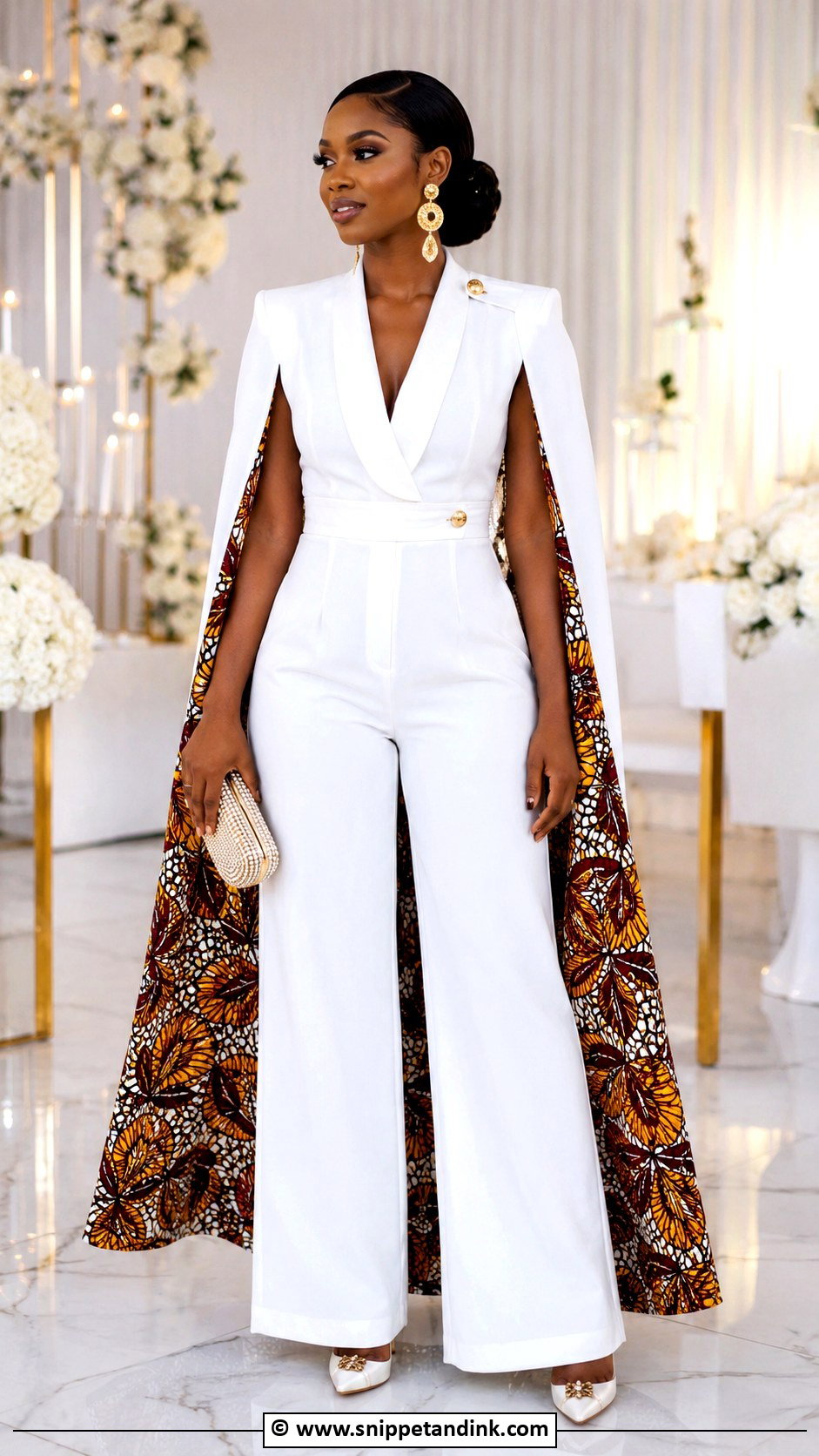 African Wedding Jumpsuit - Snippet and Ink - 30 African Wedding Dress Ideas