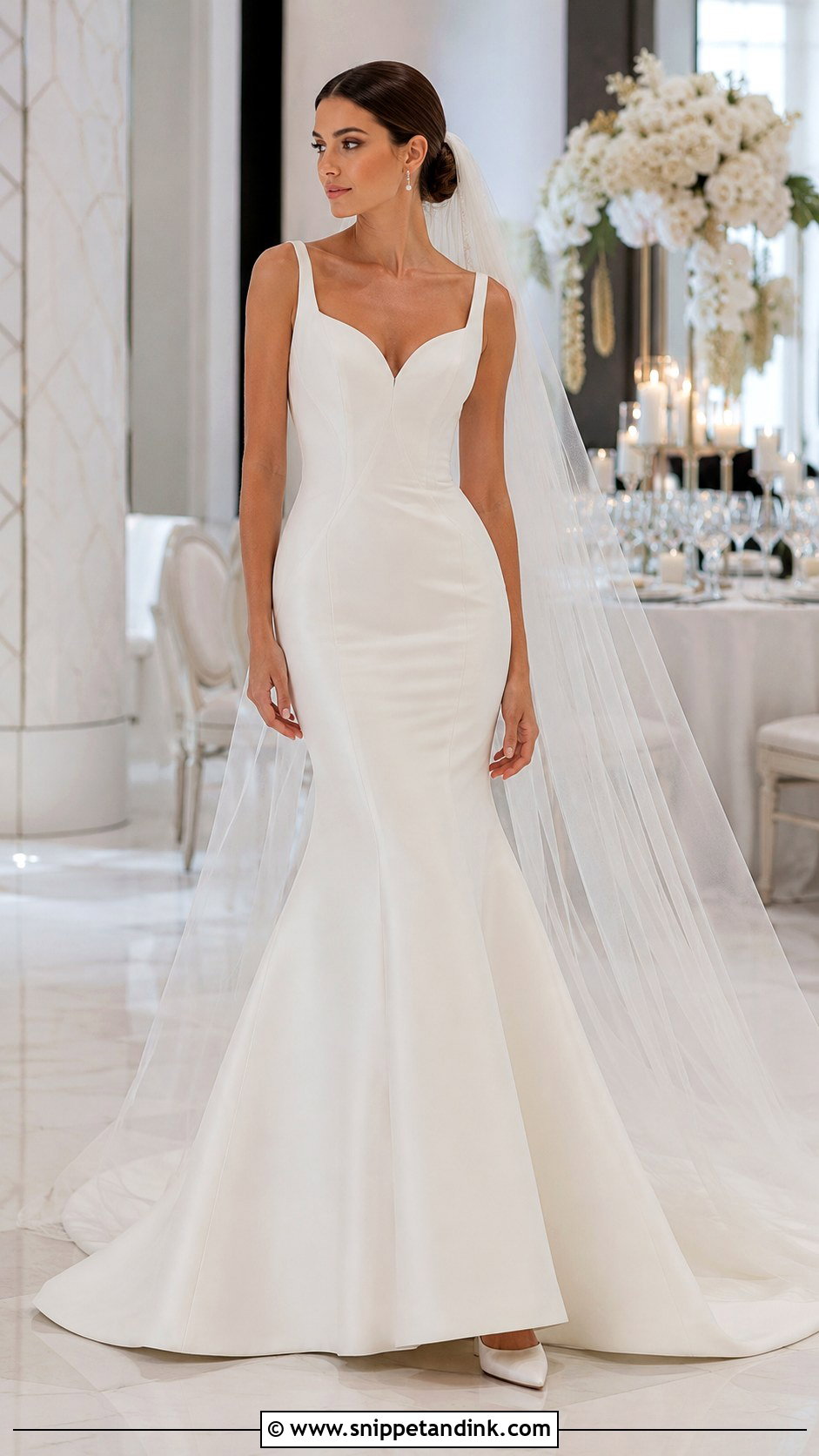Aire Barcelona Mermaid Wedding Dress With Crepe - Snippet and Ink - 20 Aire Barcelona Wedding Dress Ideas