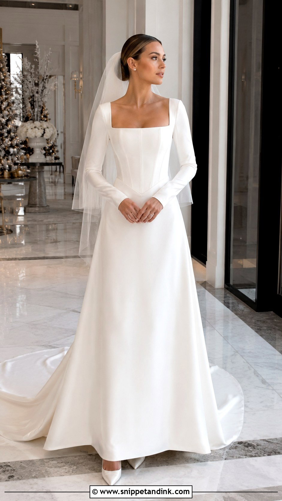 Alex Cooper Long Sleeve Wedding Dress - Snippet and Ink - 20 Alex Cooper Wedding Dress Ideas