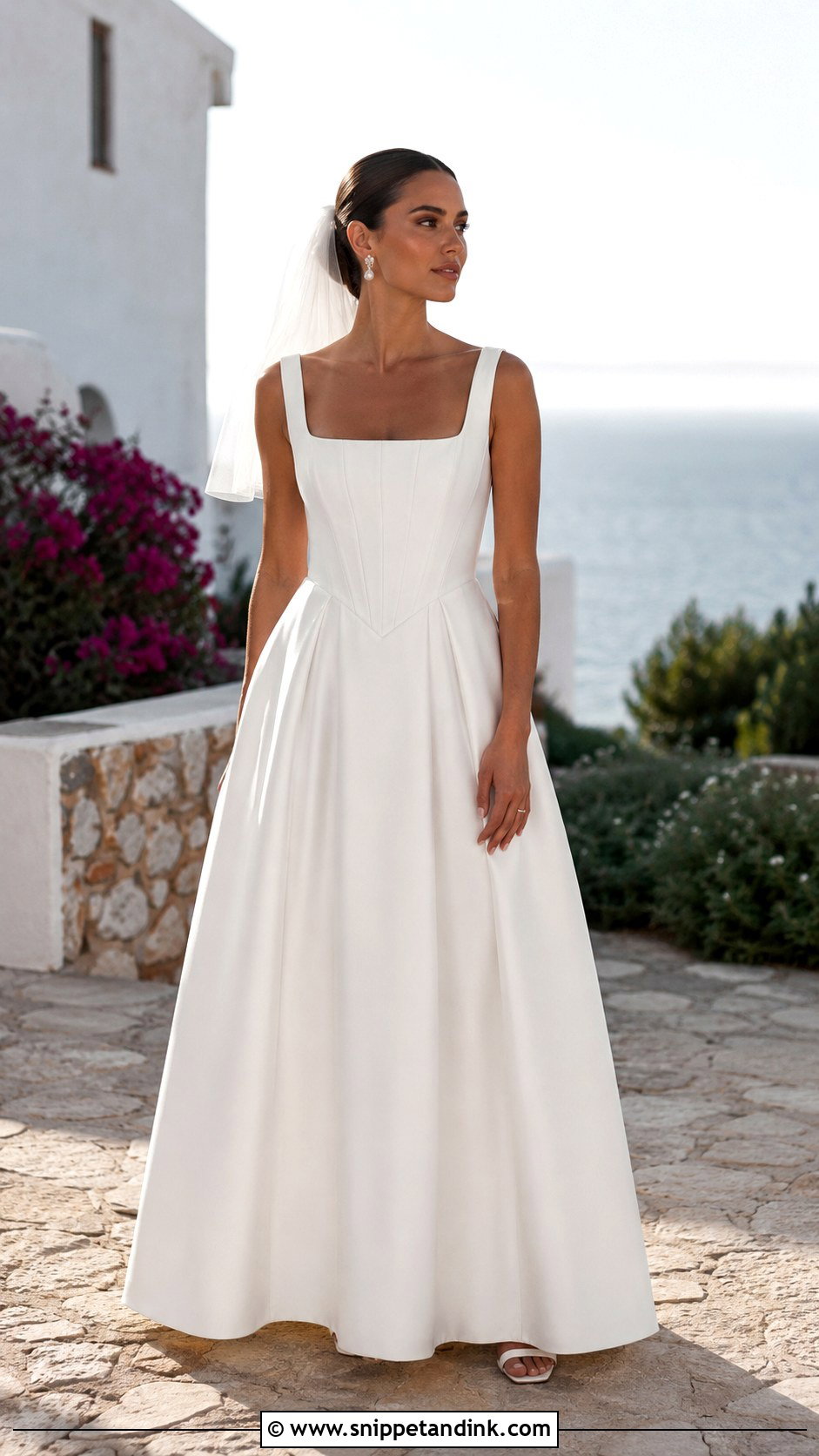 Alex Cooper No Train Wedding Dress - Snippet and Ink - 20 Alex Cooper Wedding Dress Ideas