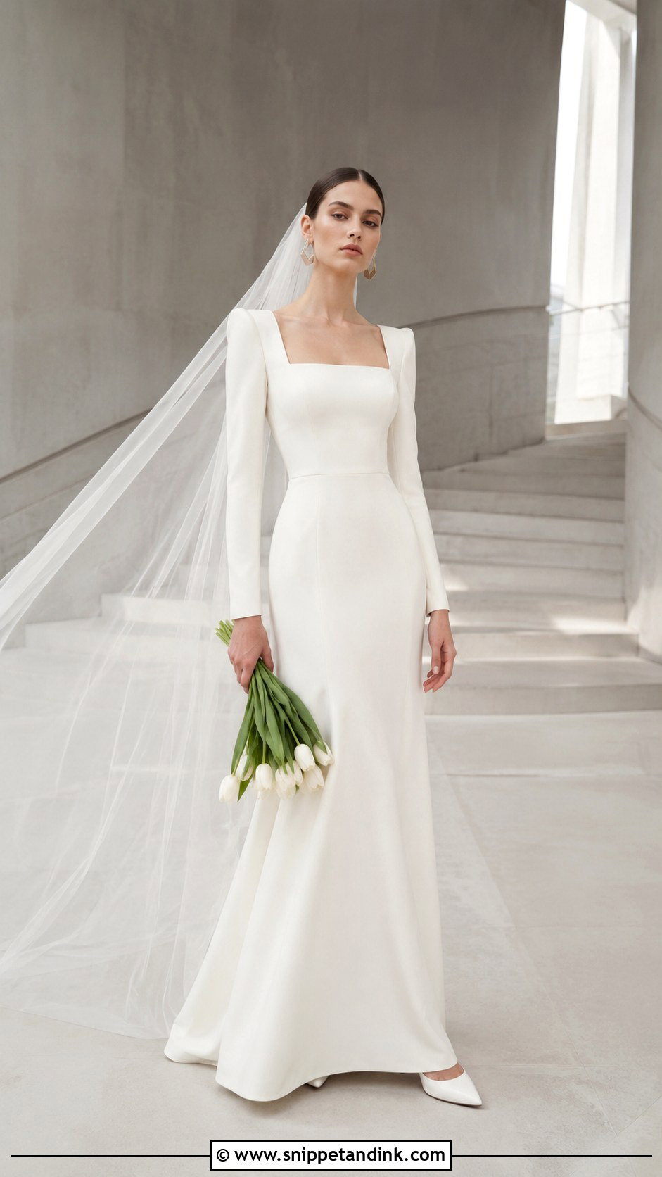 Alexander McQueen Minimalist Wedding Dress - Snippet and Ink - 20 Alexander Mcqueen Wedding Dress Ideas