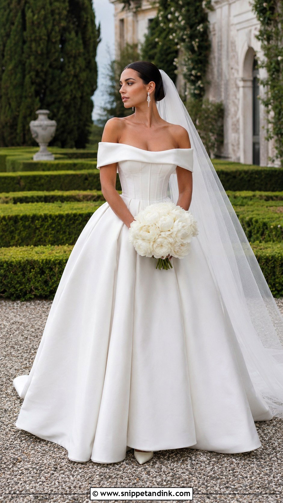 Alexander McQueen Off Shoulder Wedding Dress - Snippet and Ink - 20 Alexander Mcqueen Wedding Dress Ideas