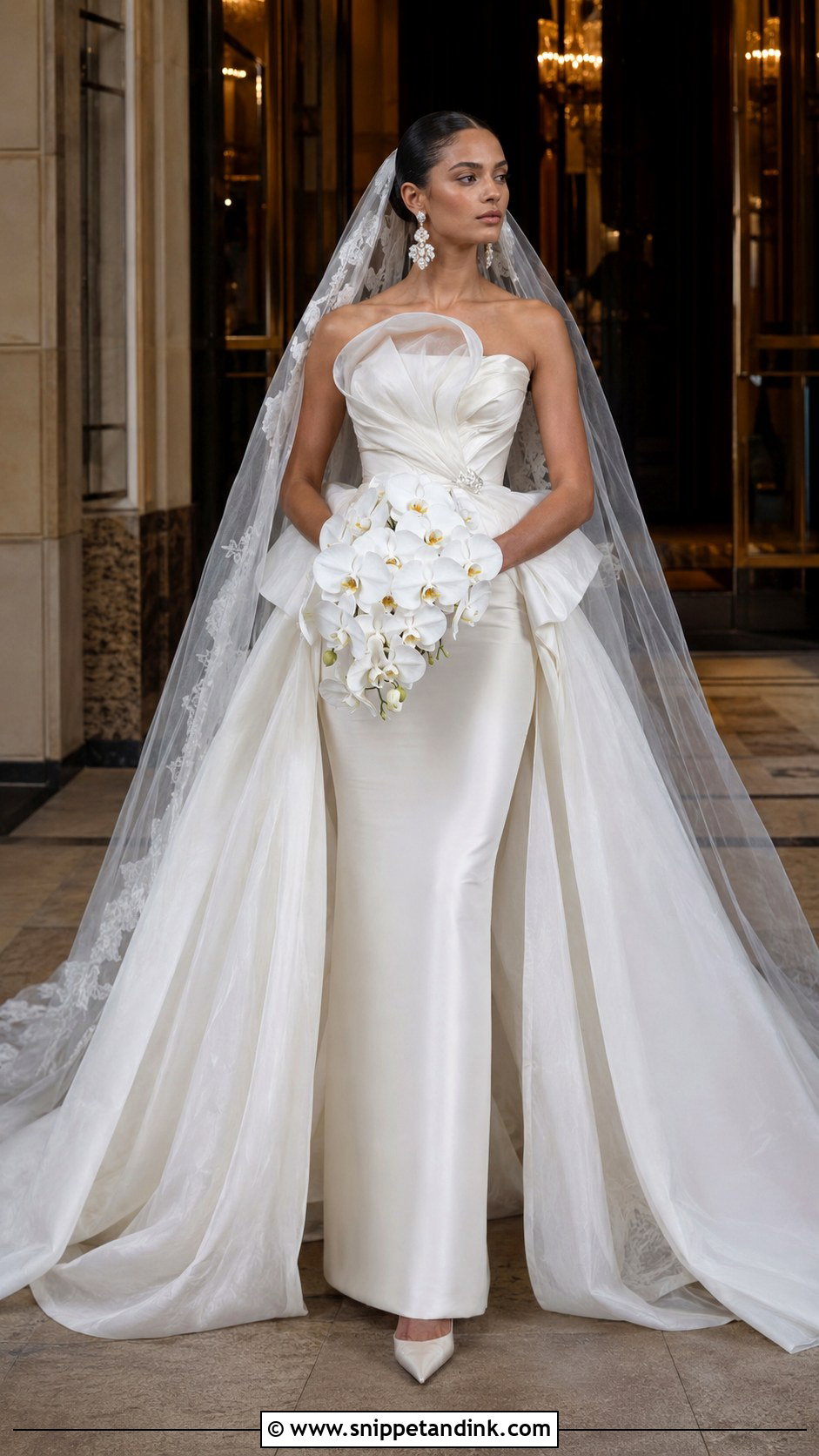 Alexander McQueen Overskirt Wedding Dress - Snippet and Ink - 20 Alexander Mcqueen Wedding Dress Ideas