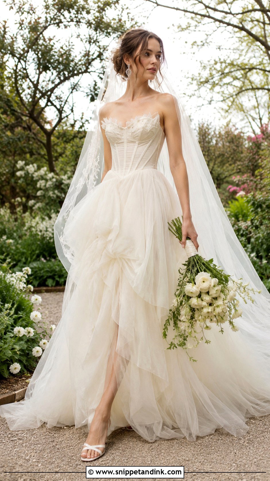 Alexander McQueen Tulle Wedding Dress - Snippet and Ink - 20 Alexander Mcqueen Wedding Dress Ideas