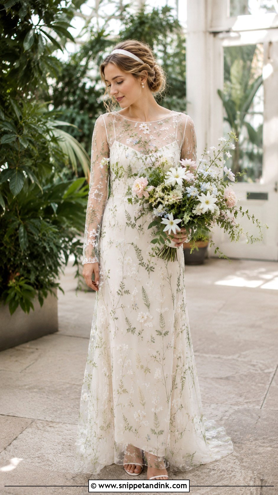 Alexandra Grecco Embroidered Tulle Gown - Snippet and Ink - 20 Alexandra Grecco Bridal Ideas