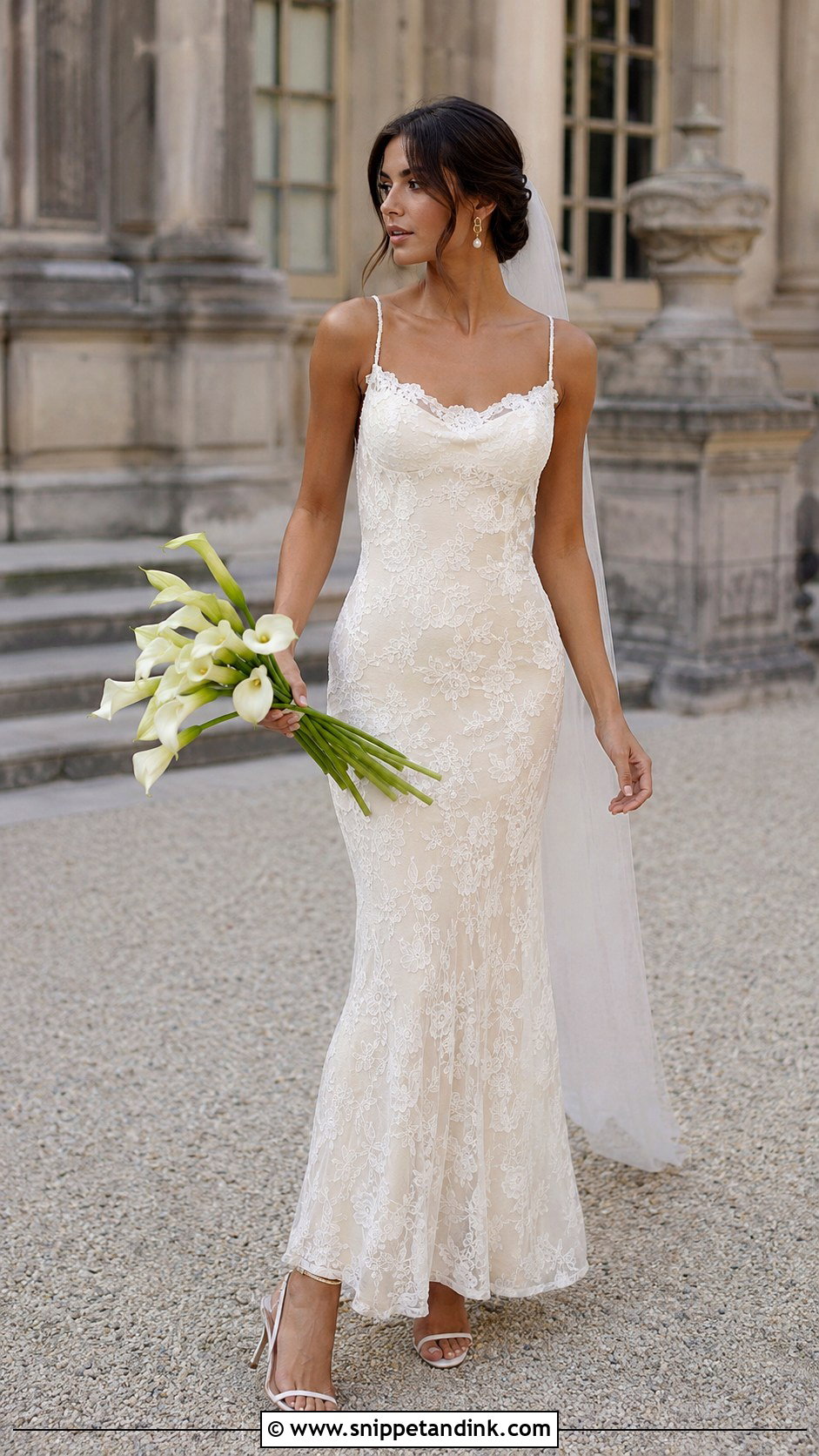 Alexandra Grecco Lace Overlay Bias Gown - Snippet and Ink - 20 Alexandra Grecco Bridal Ideas