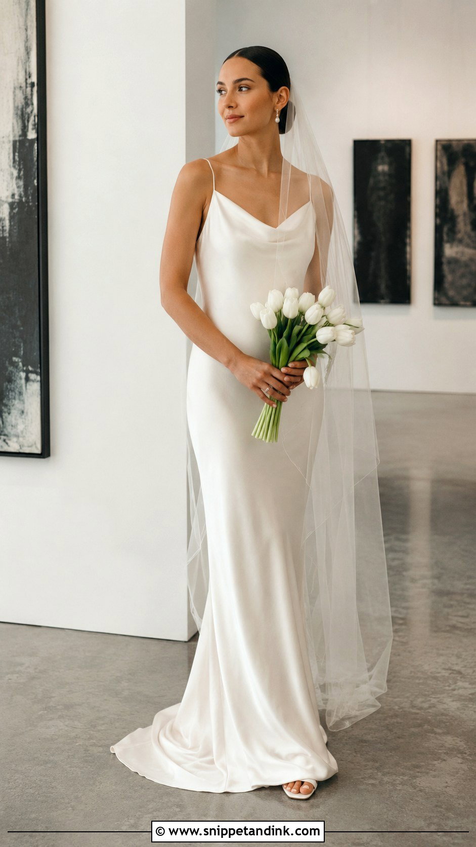 Alexandra Grecco Silk Slip Gown - Snippet and Ink - 20 Alexandra Grecco Bridal Ideas