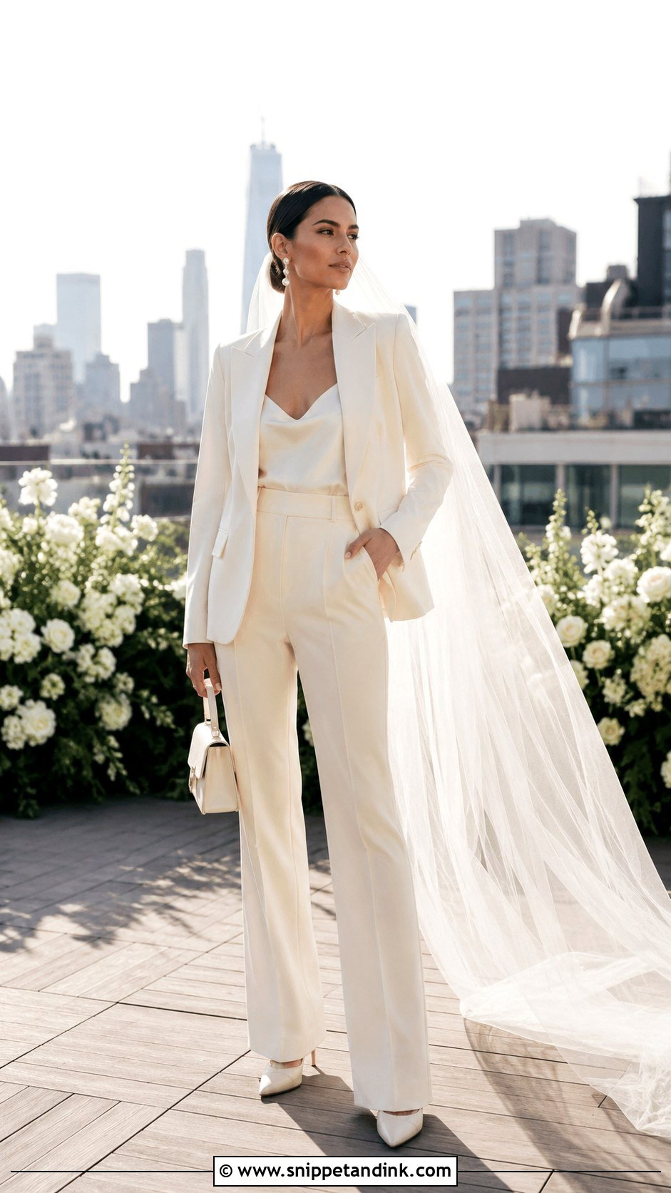 Alexandra Grecco Tailored Bridal Suit - Snippet and Ink - 20 Alexandra Grecco Bridal Ideas