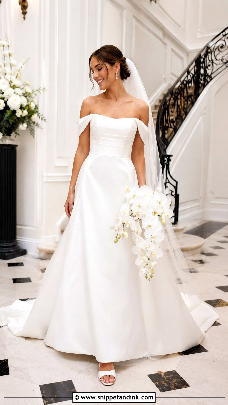 Alfred Angelo Off Shoulder Wedding Dress - Snippet and Ink - 20 Alfred Angelo Wedding Dress Ideas