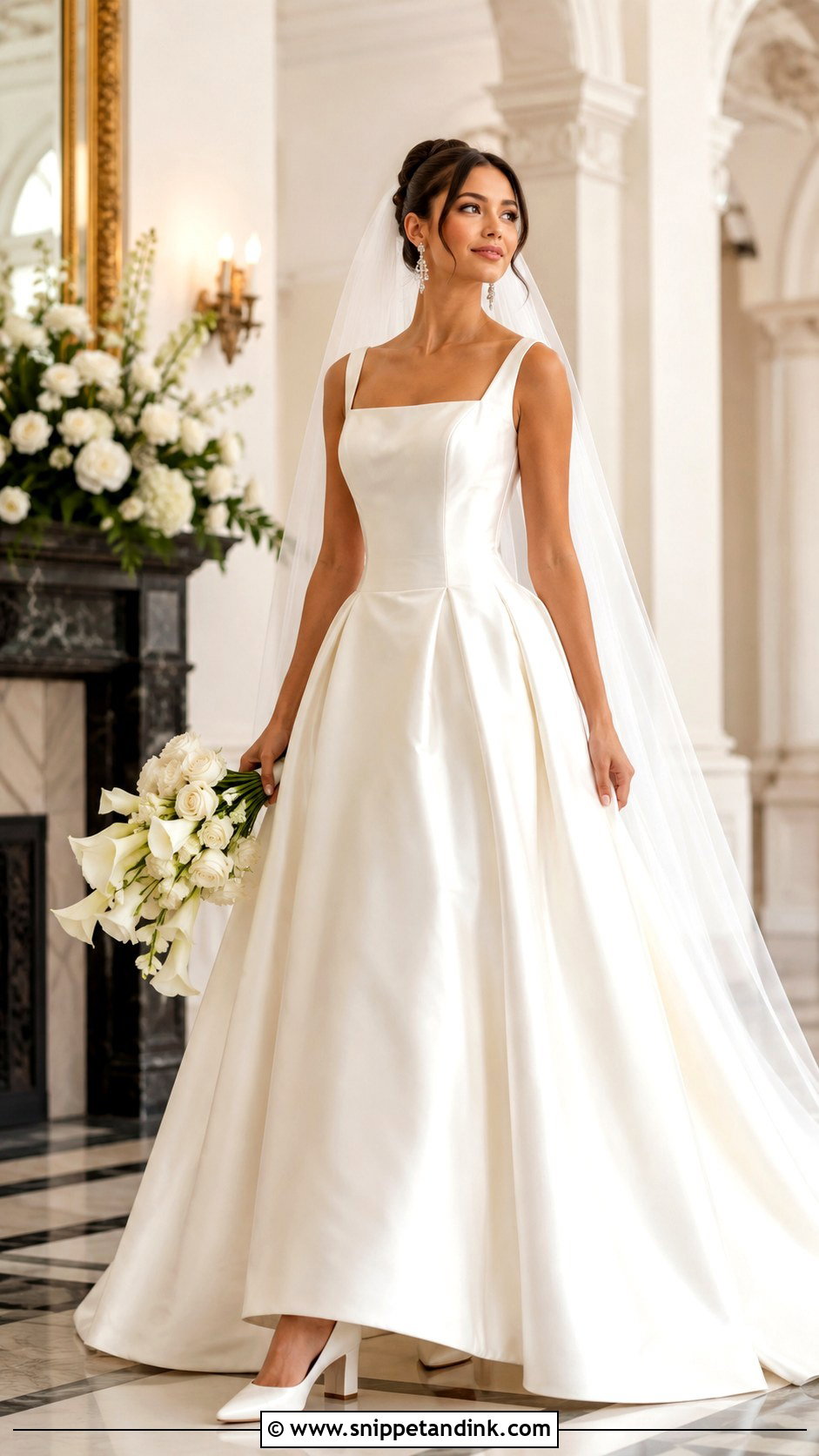Alfred Angelo Satin Princess Wedding Dress - Snippet and Ink - 20 Alfred Angelo Wedding Dress Ideas