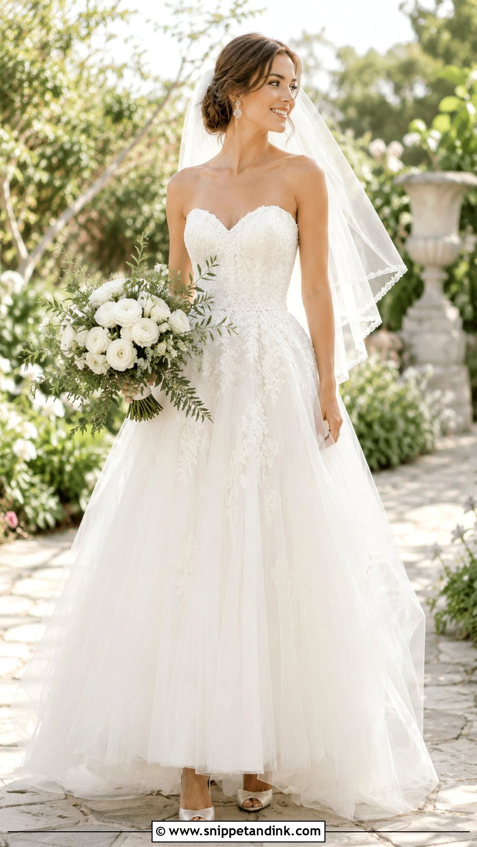 Alfred Angelo Tulle Wedding Dress - Snippet and Ink - 20 Alfred Angelo Wedding Dress Ideas