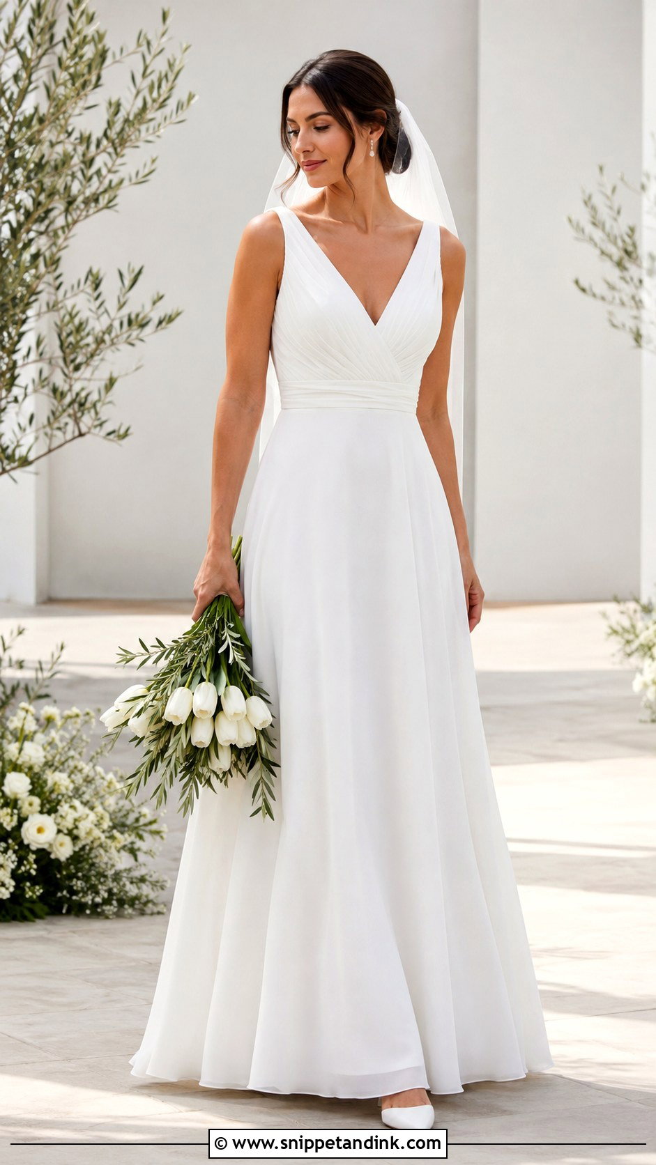 Alfred Angelo V Neck Wedding Dress - Snippet and Ink - 20 Alfred Angelo Wedding Dress Ideas