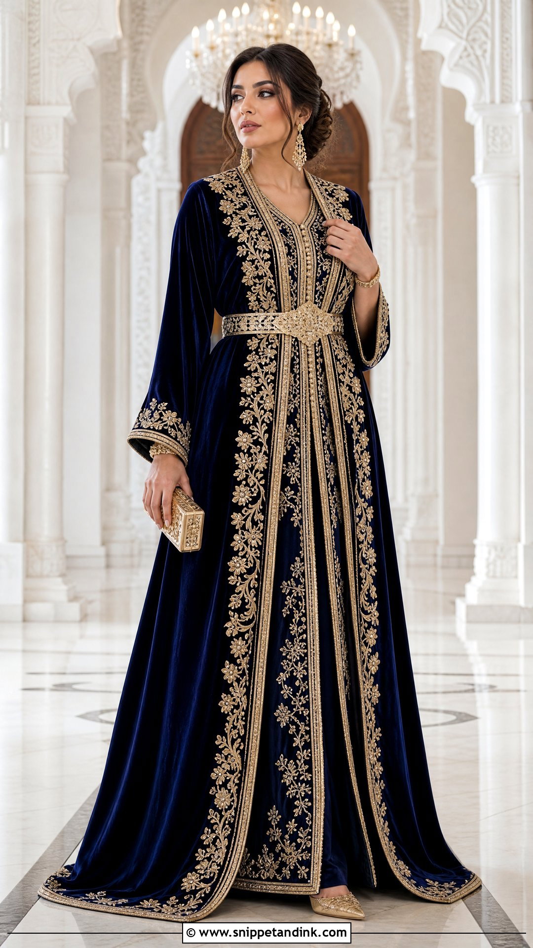 Algerian Caftan El Kadi Wedding Dress - Snippet and Ink - 25 Algerian Wedding Dress Ideas