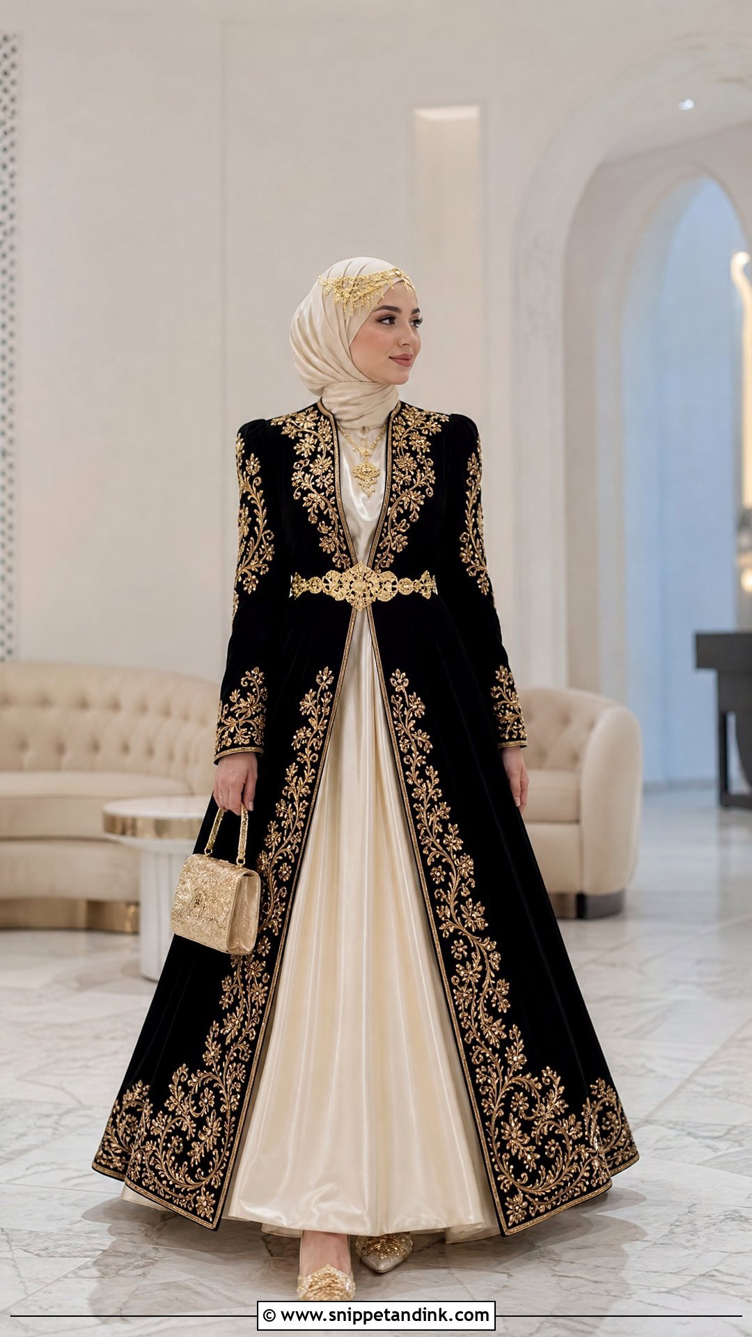 Algerian Karakou Bridal Dress - Snippet and Ink - 20 Traditional Bridal Dresses