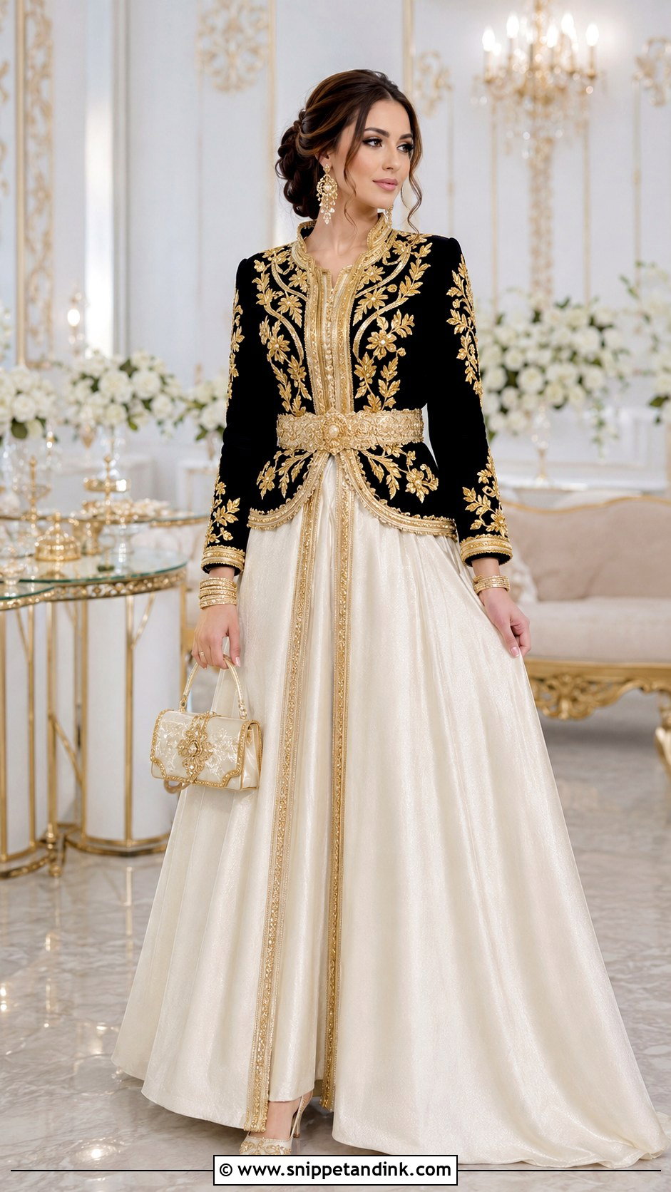 Algerian Karakou Bridal Outfit - Snippet and Ink - 20 African Bridal Ideas