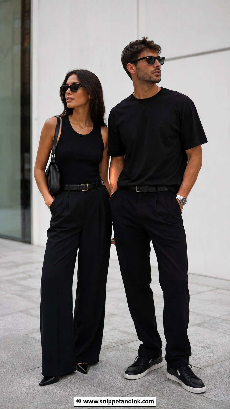 All Black Couple Fit - Snippet and Ink - 30 Couple Fits Ideas